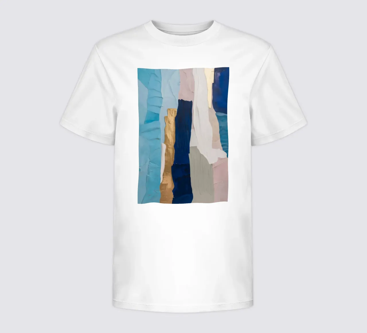 Patchwork stapel kinder t-shirt van Monarch Arc