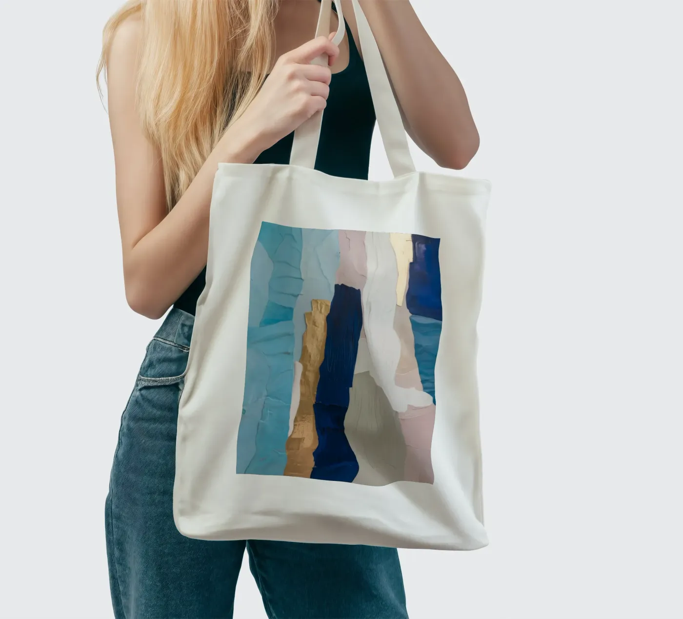 Patchwork Drift Stack tote bag de Monarch Arc