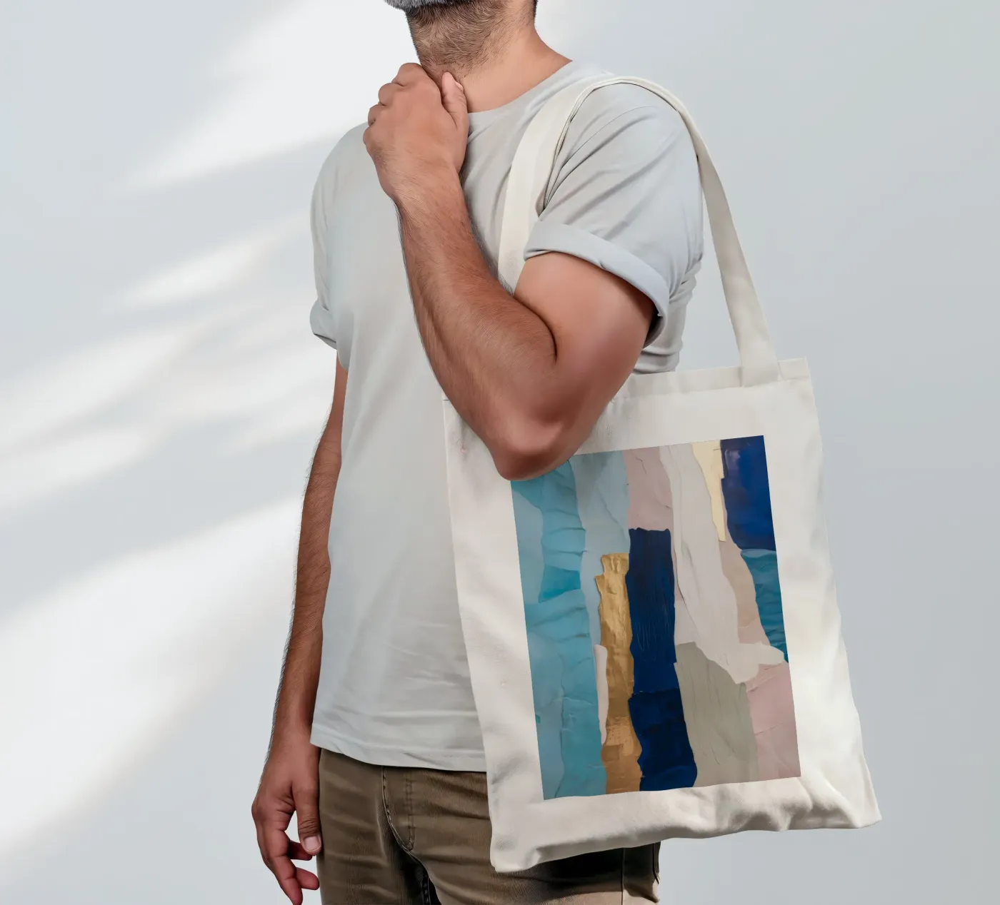 Patchwork Drift Stack tote bag de Monarch Arc