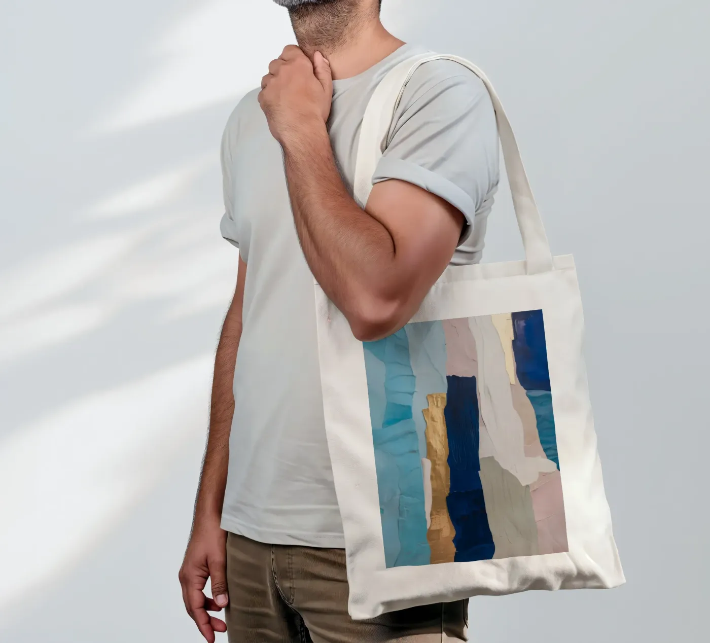 Patchwork Drift Stack tote bag de Monarch Arc