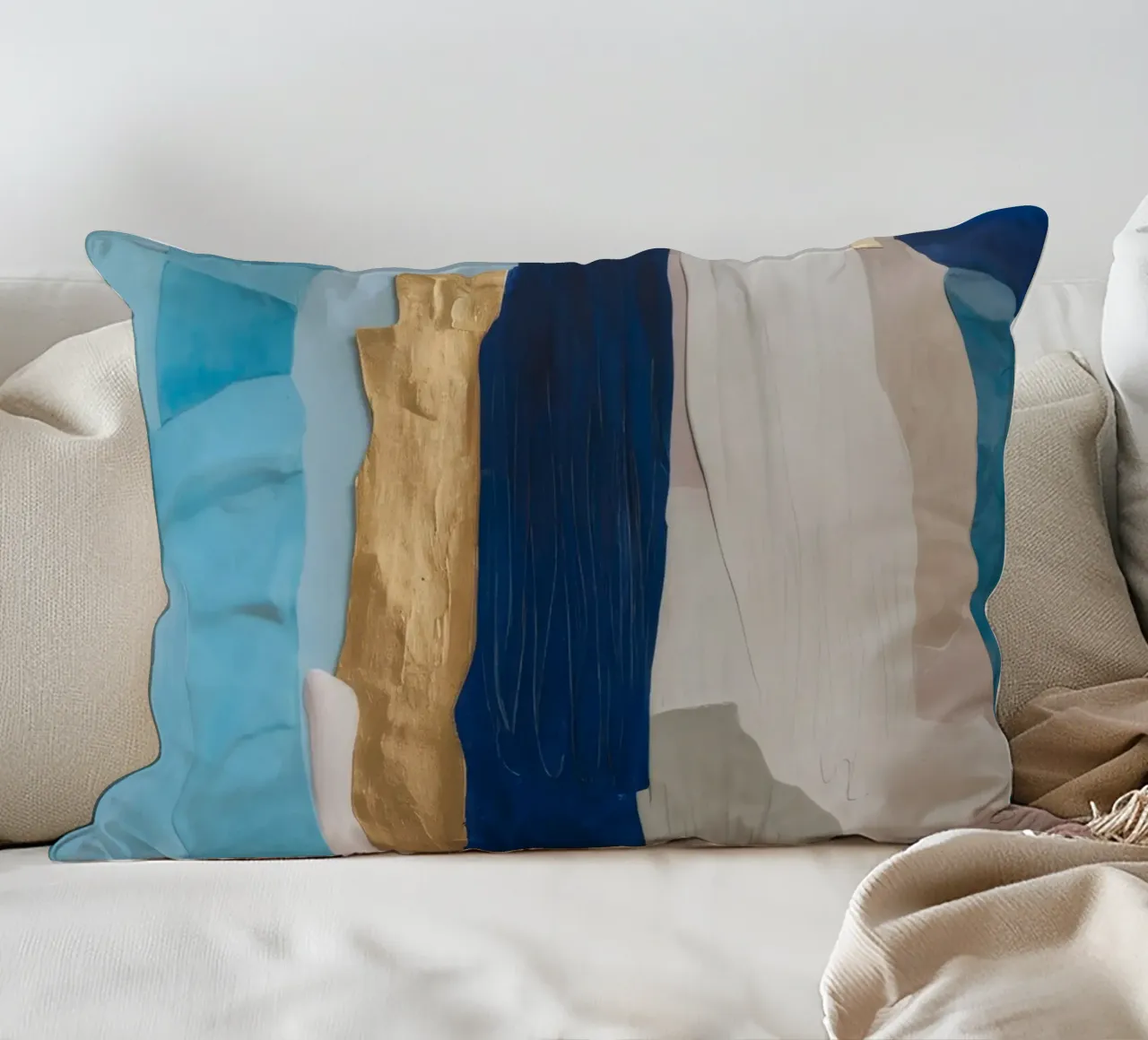 Patchwork Drift Stack decorative cushion by Monarch Arc