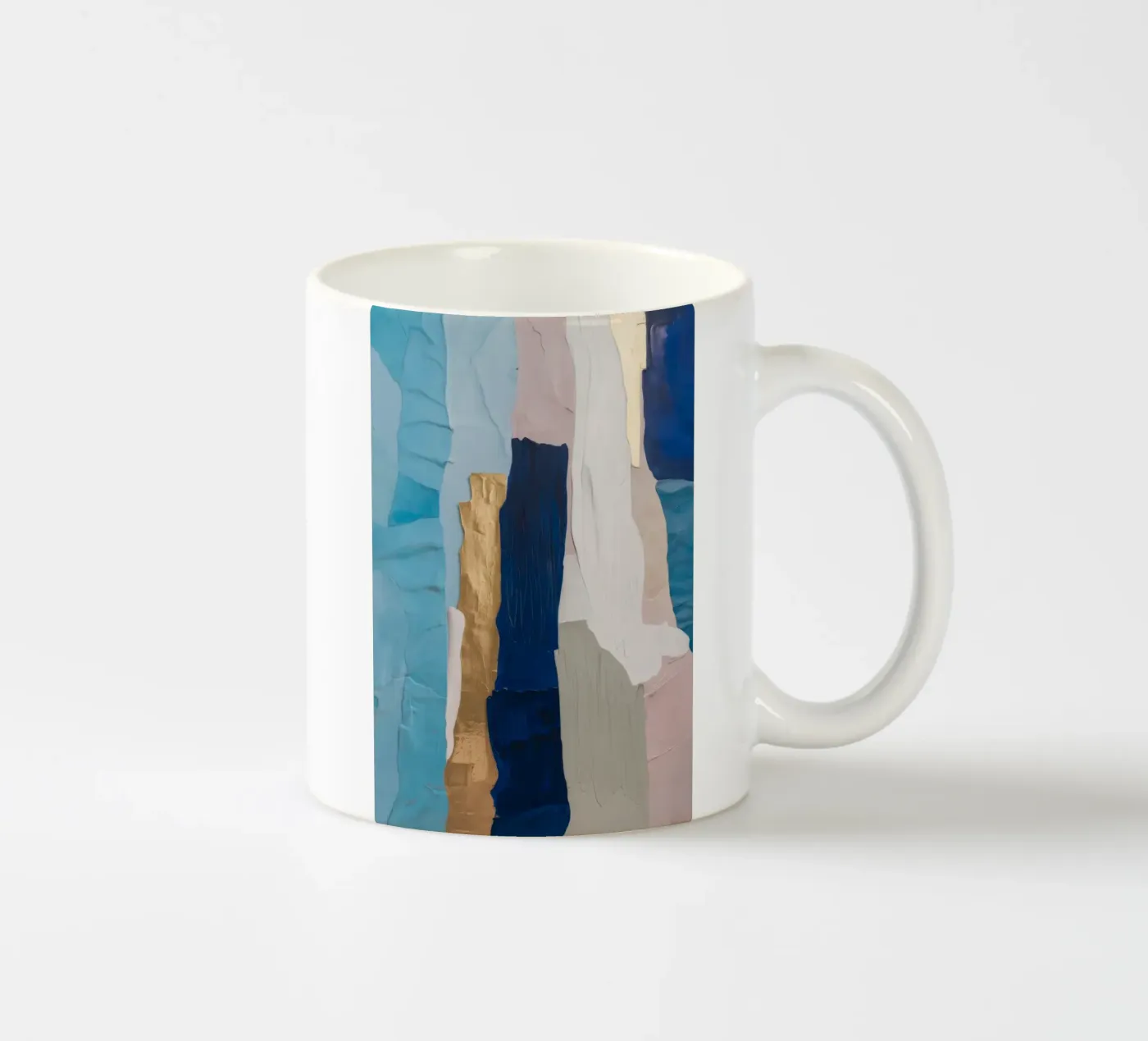 Patchwork Drift Stack Keramik Tasse von Monarch Arc