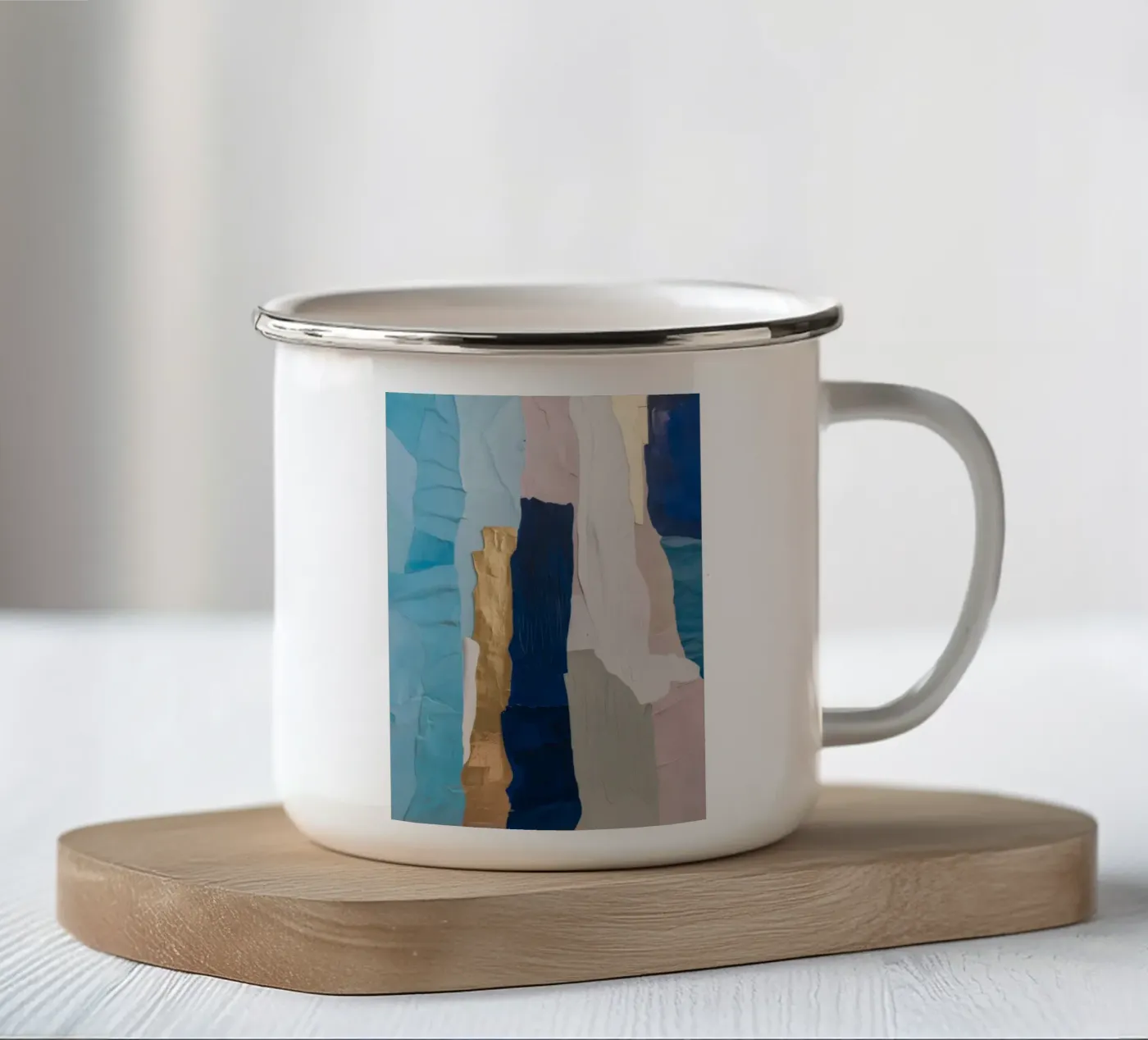 Pila Patchwork Drift tazza in smalto da Monarch Arc