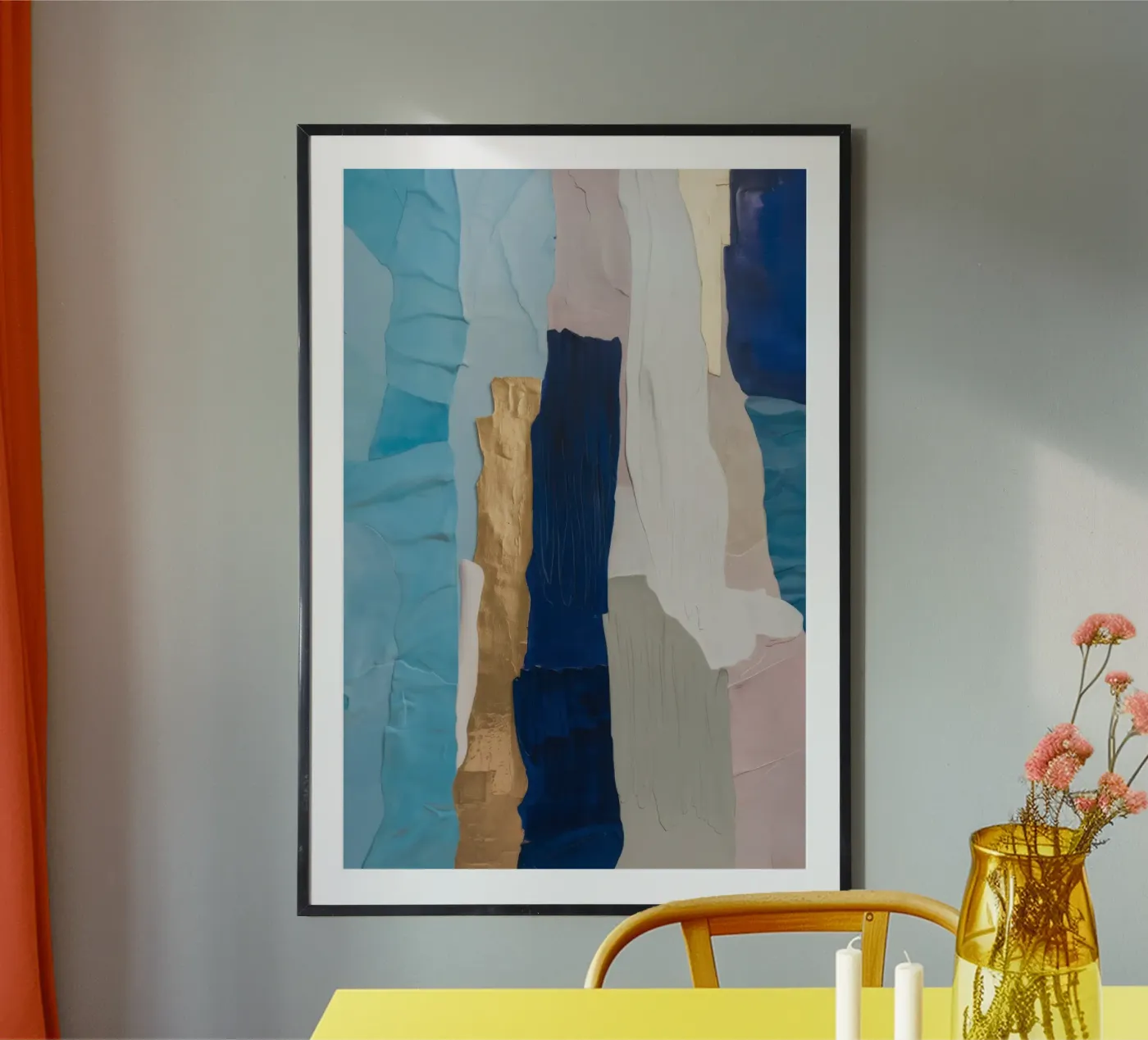 Patchwork Drift Stack poster van Monarch Arc