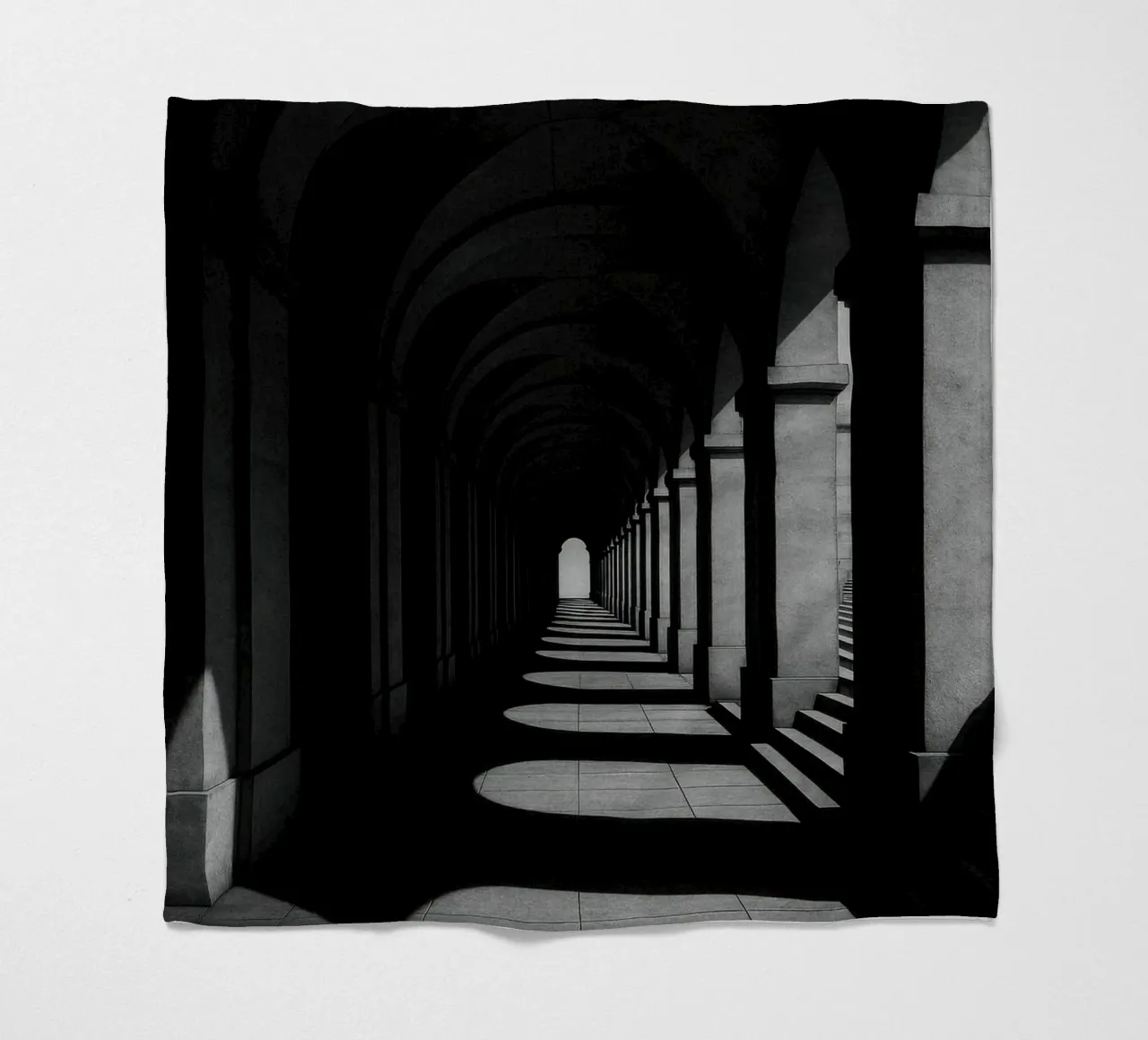 Rome - De schaduwen van de eeuwigheid fleecedeken van Black & White