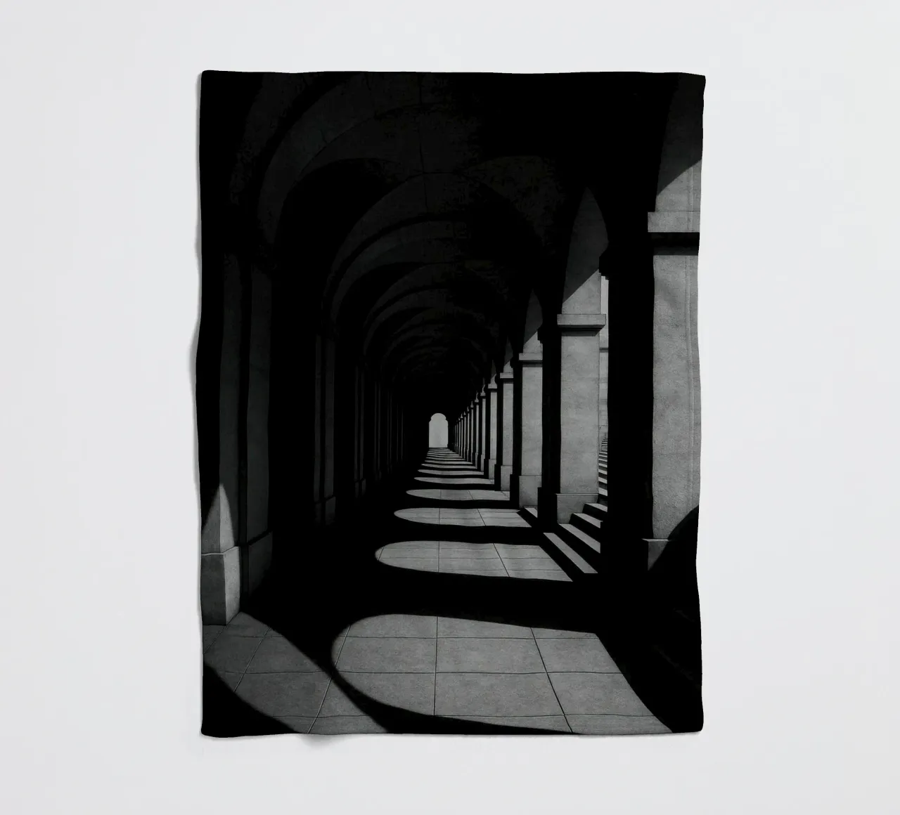 Rome - De schaduwen van de eeuwigheid fleecedeken van Black & White