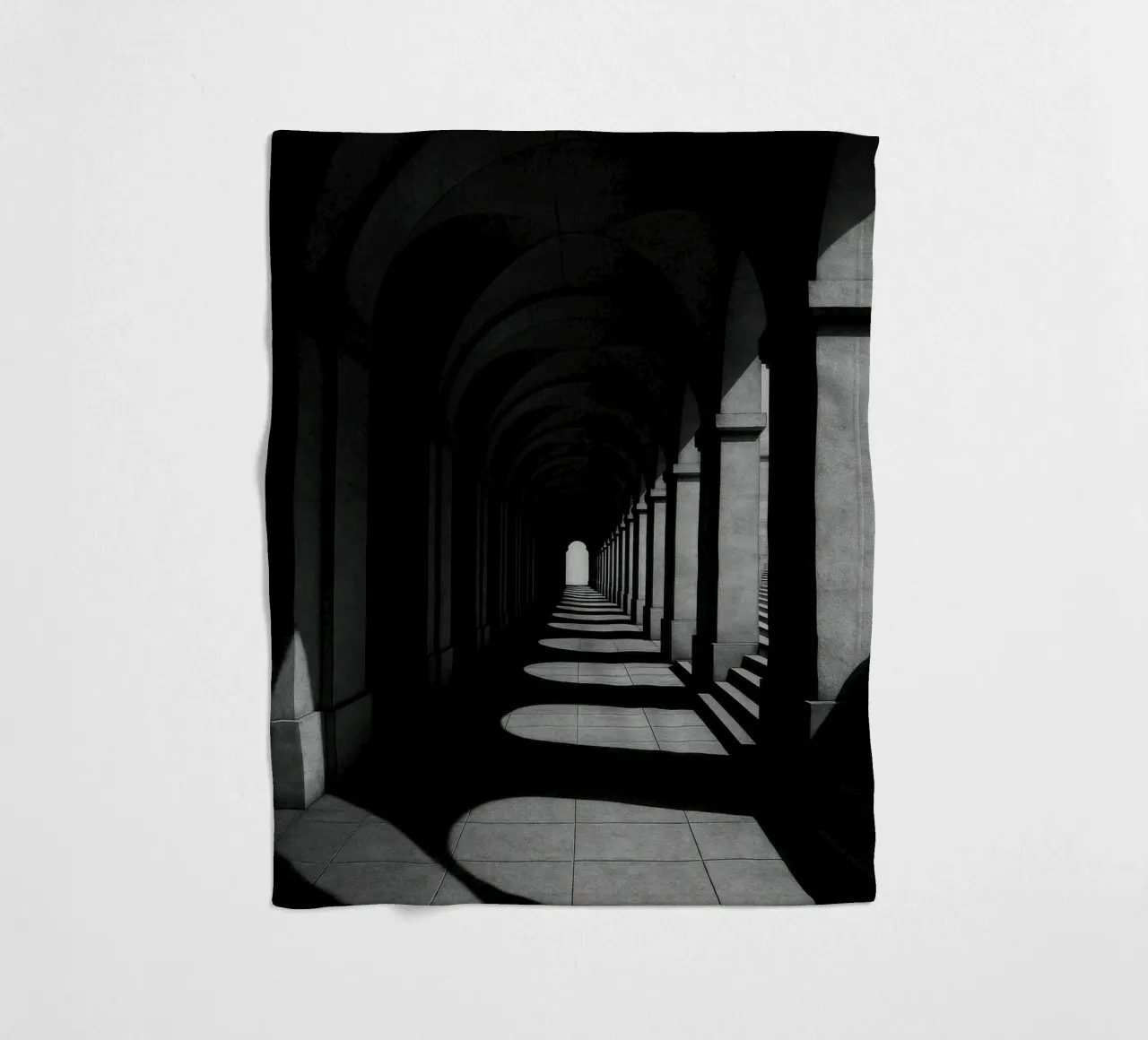 Rome - De schaduwen van de eeuwigheid fleecedeken van Black & White