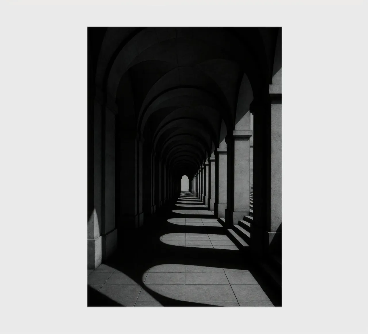 Rome - The shadows of eternity notebook by Black & White