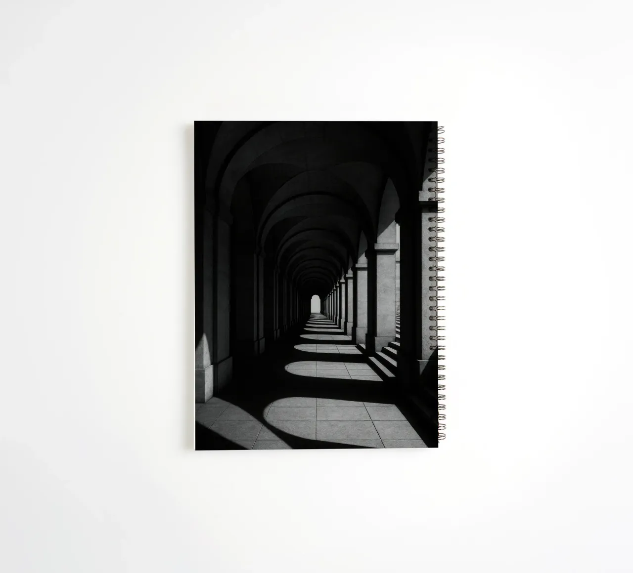 Rome - The shadows of eternity spiral notebook by Black & White