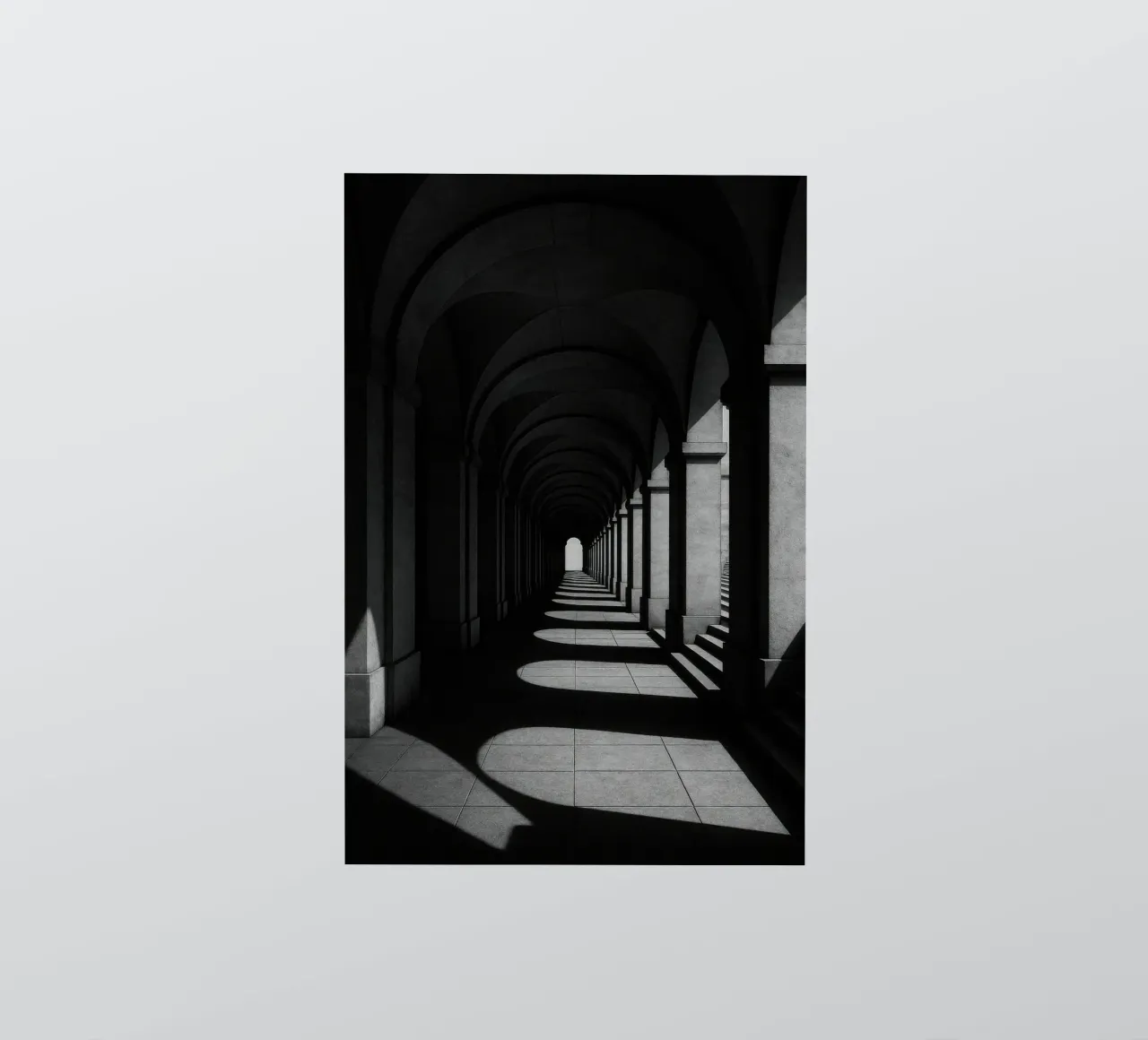 Rome - De schaduwen van de eeuwigheid sticker van Black & White