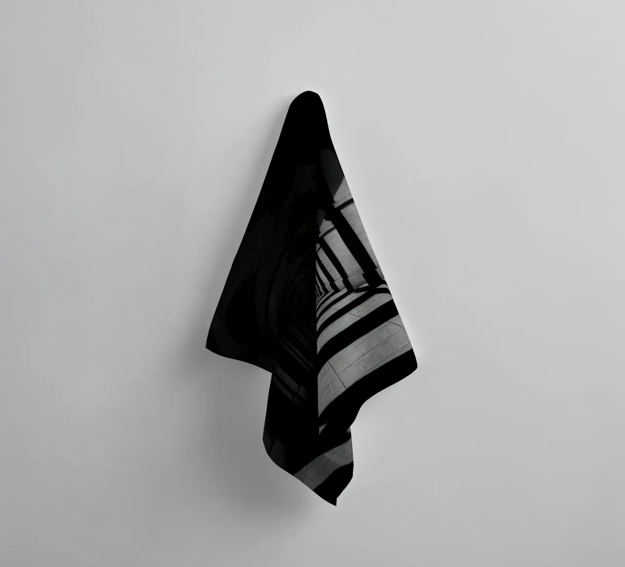 Rome - De schaduwen van de eeuwigheid badhanddoek van Black & White