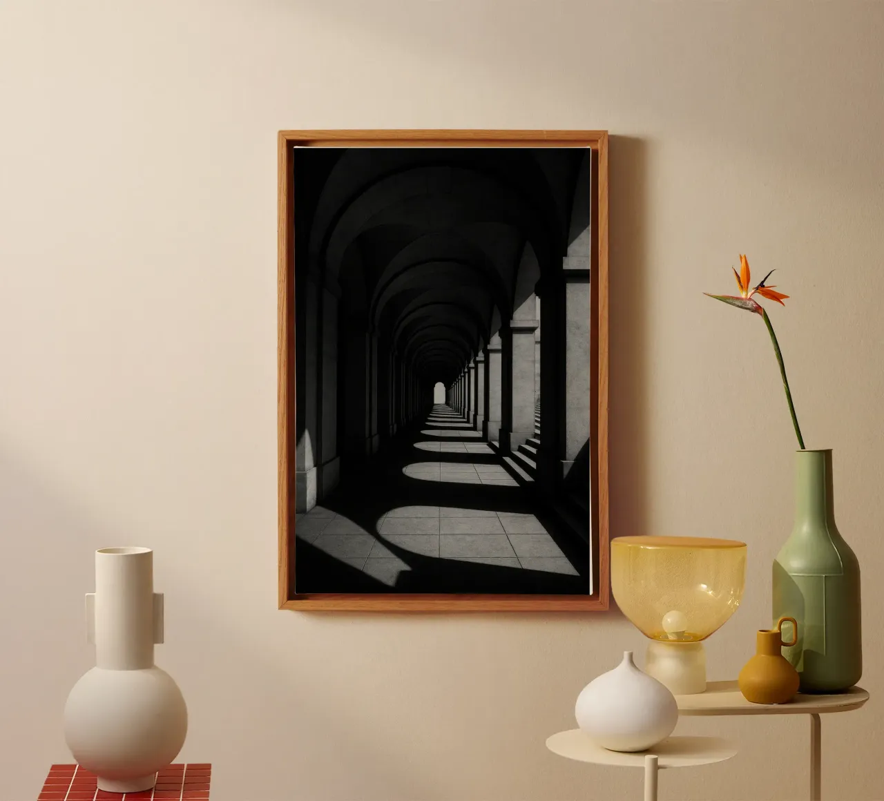 Rome - De schaduwen van de eeuwigheid canvas van Black & White