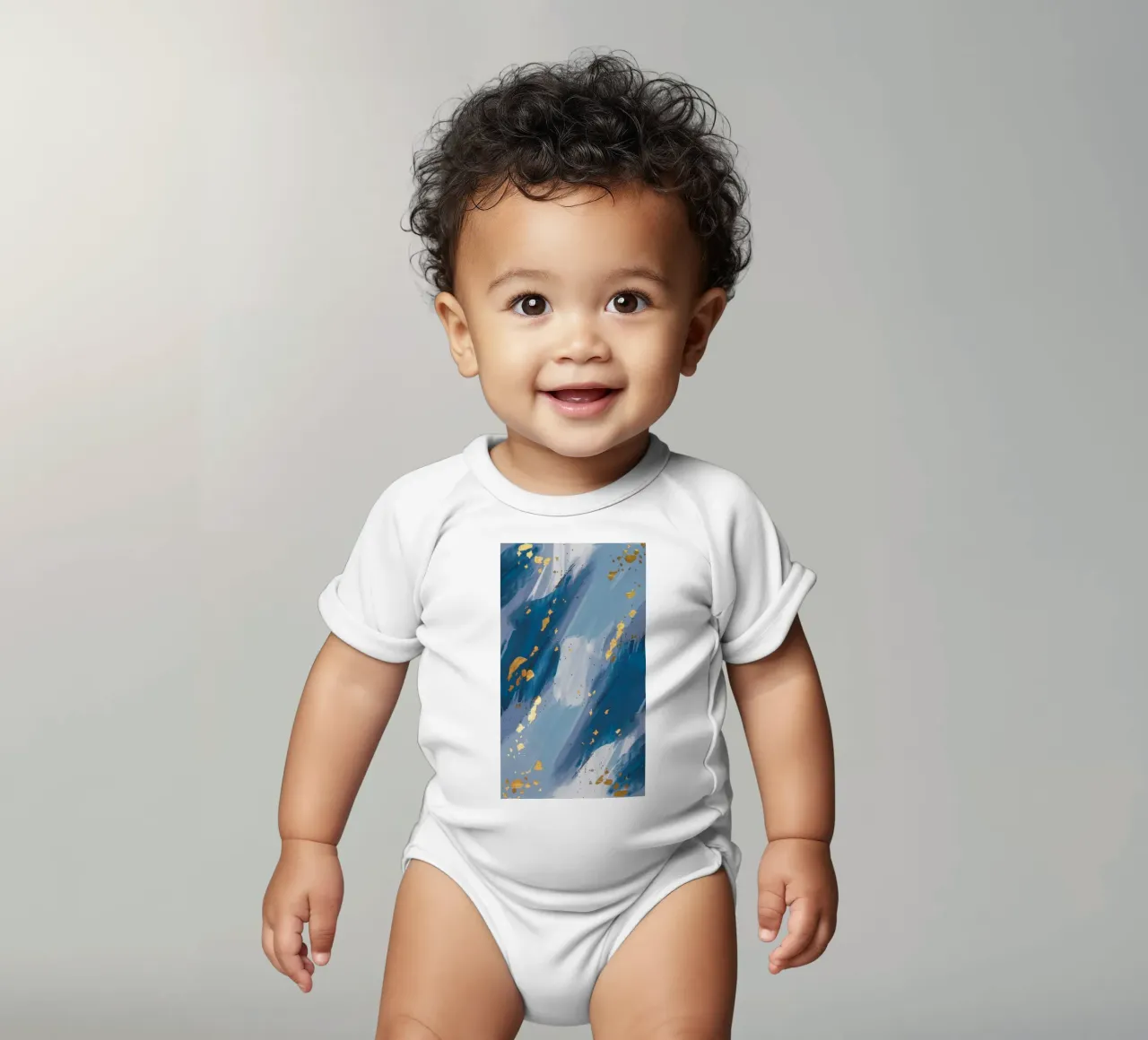 Skygold Splash Dance body neonato maniche corte da Monarch Arc