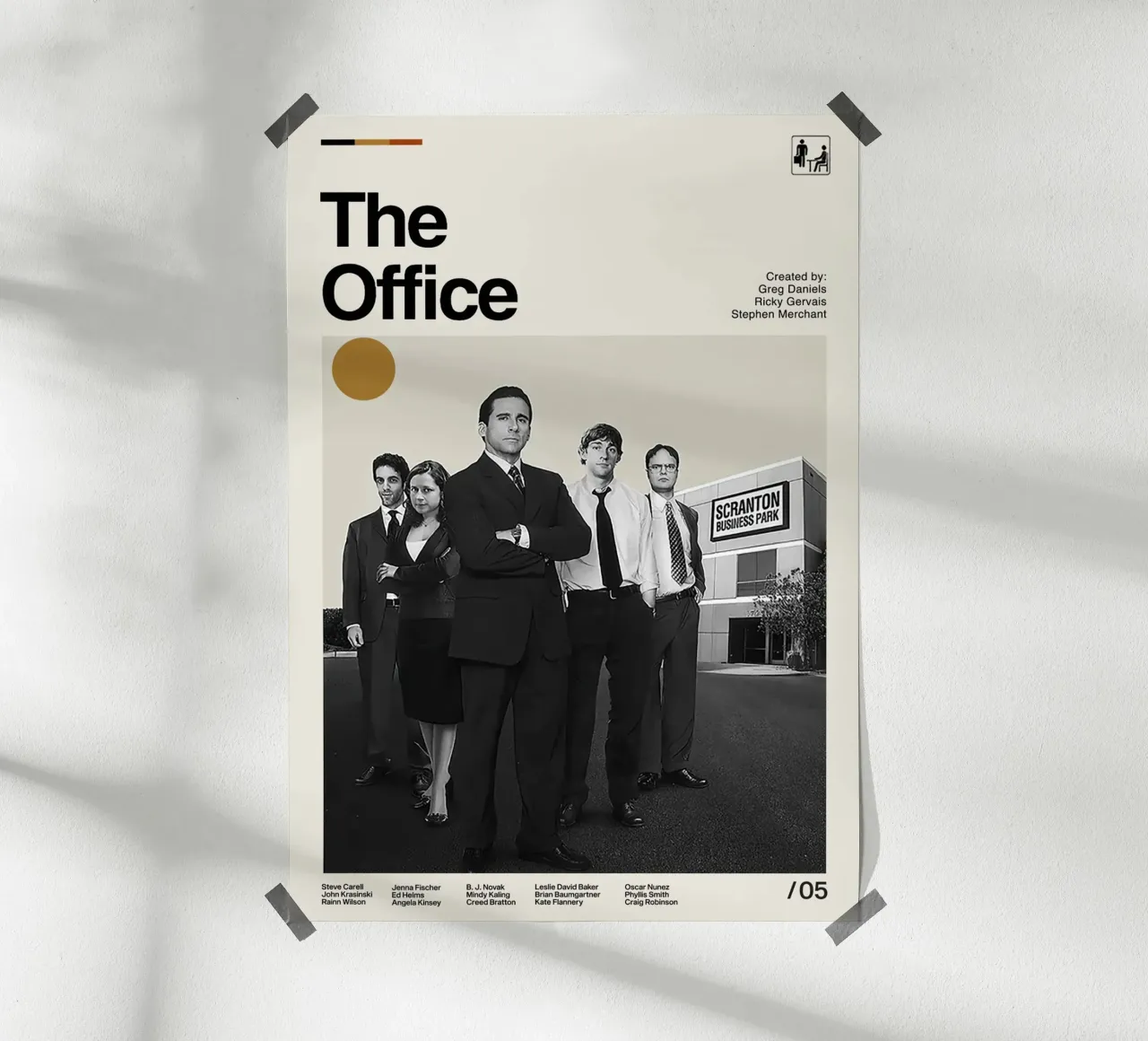 L'ufficio poster con telaio in alluminio da Attaboy Dsgn