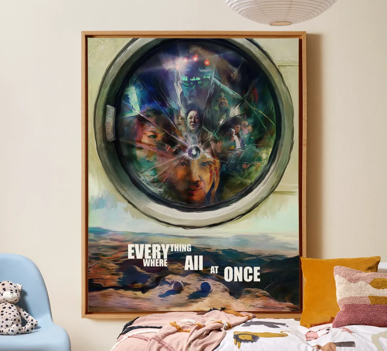 Alles Overal Tegelijk Nr.2 canvas van Junkie Movie 2
