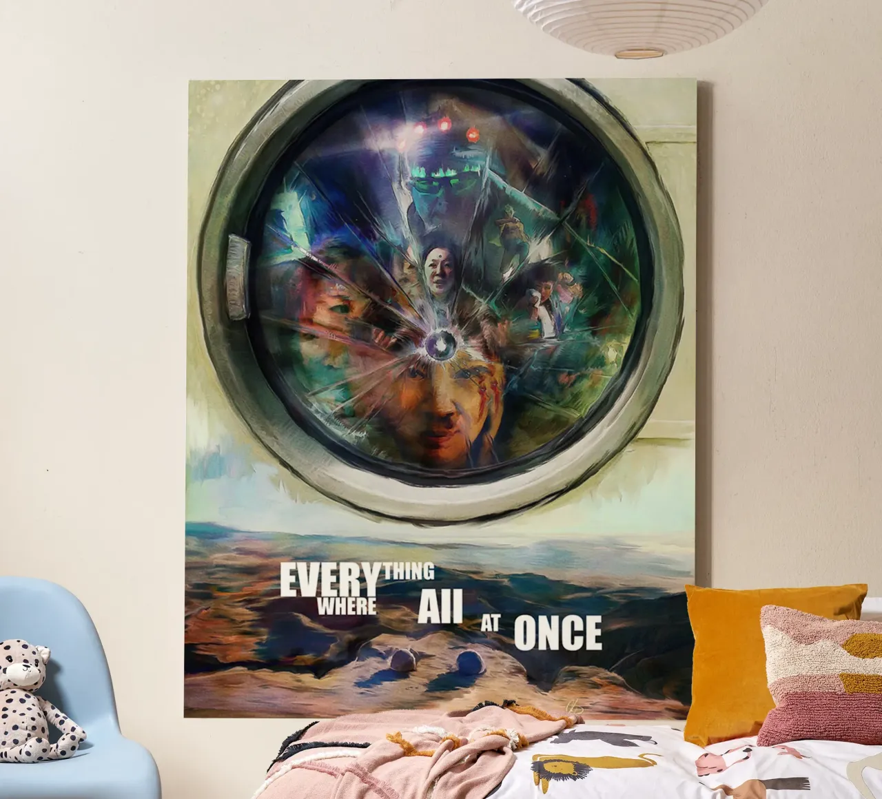 Alles Overal Tegelijk Nr.2 canvas van Junkie Movie 2
