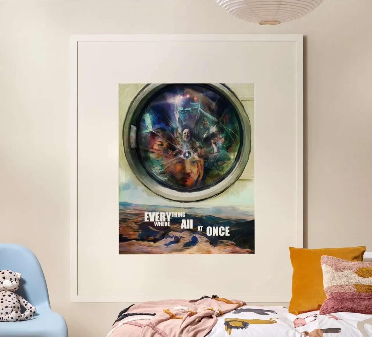 Tutto dappertutto tutto insieme n. 2 poster con telaio in legno da Junkie Movie 2