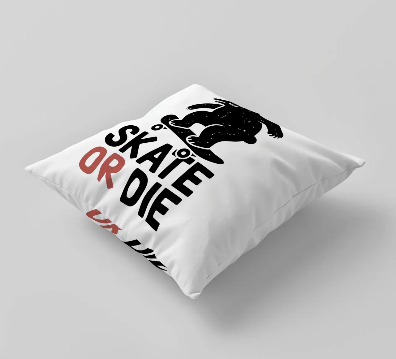 Orso giapponese da skateboard - Skate Or Die cuscino da GameDay Studio