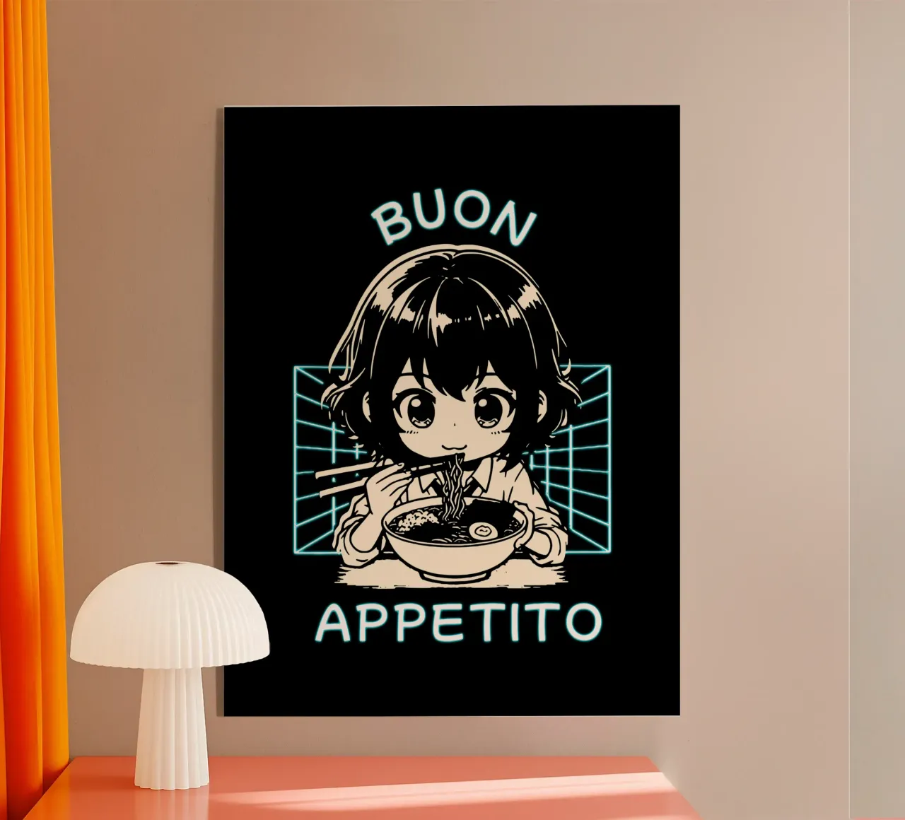 Buon Appetito plexiglass da Gunawan Rb