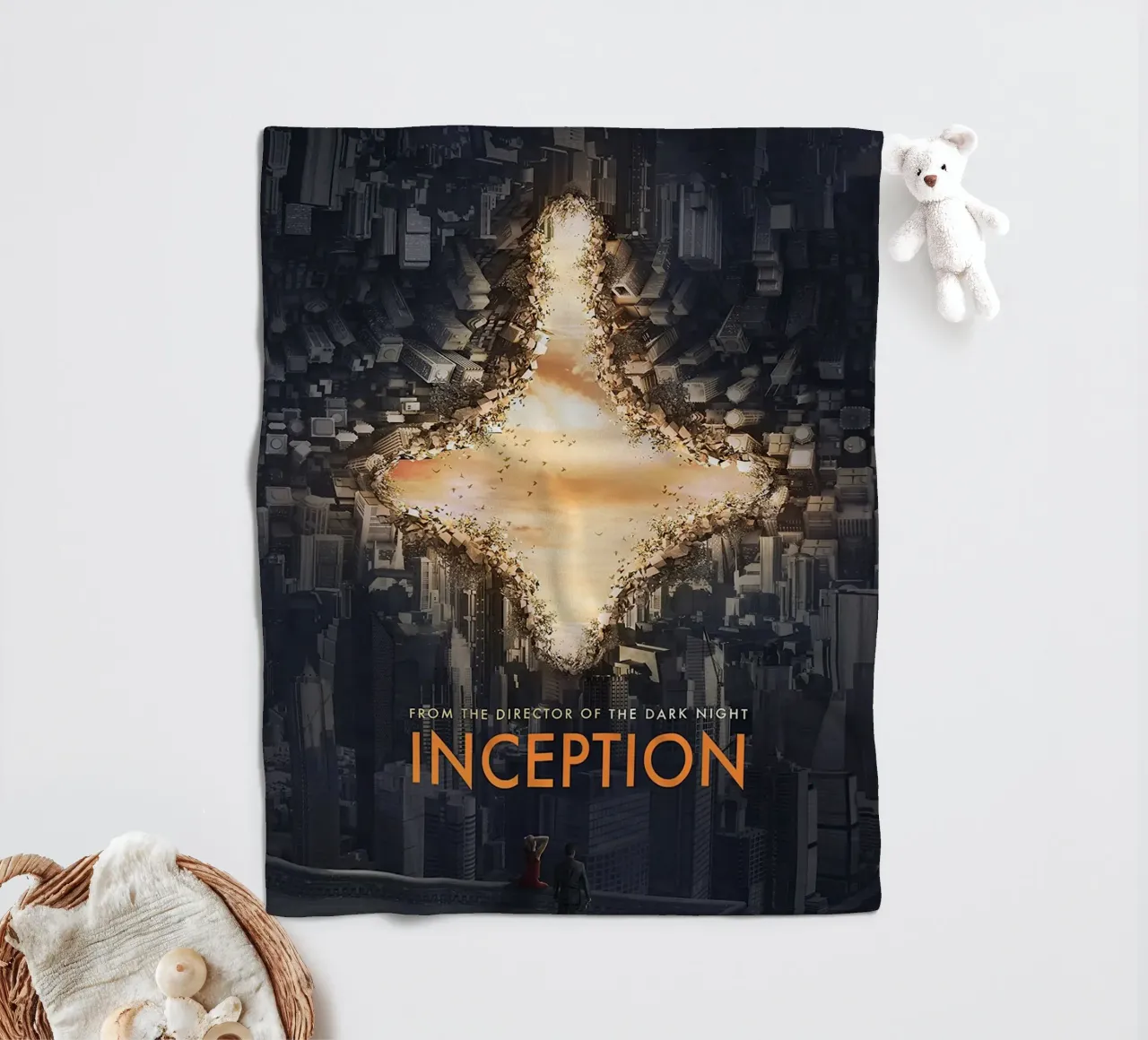 Inception The Dream is Real fleece blanket by Junkie Movie 2