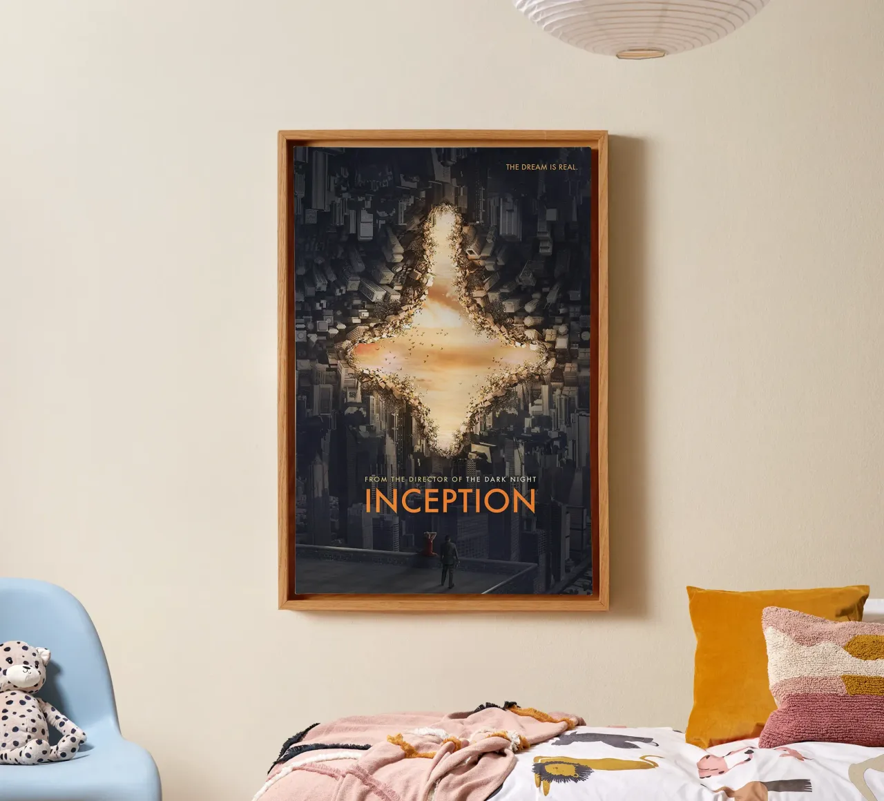 Inception De droom is echt canvas met Baklijst van Junkie Movie 2