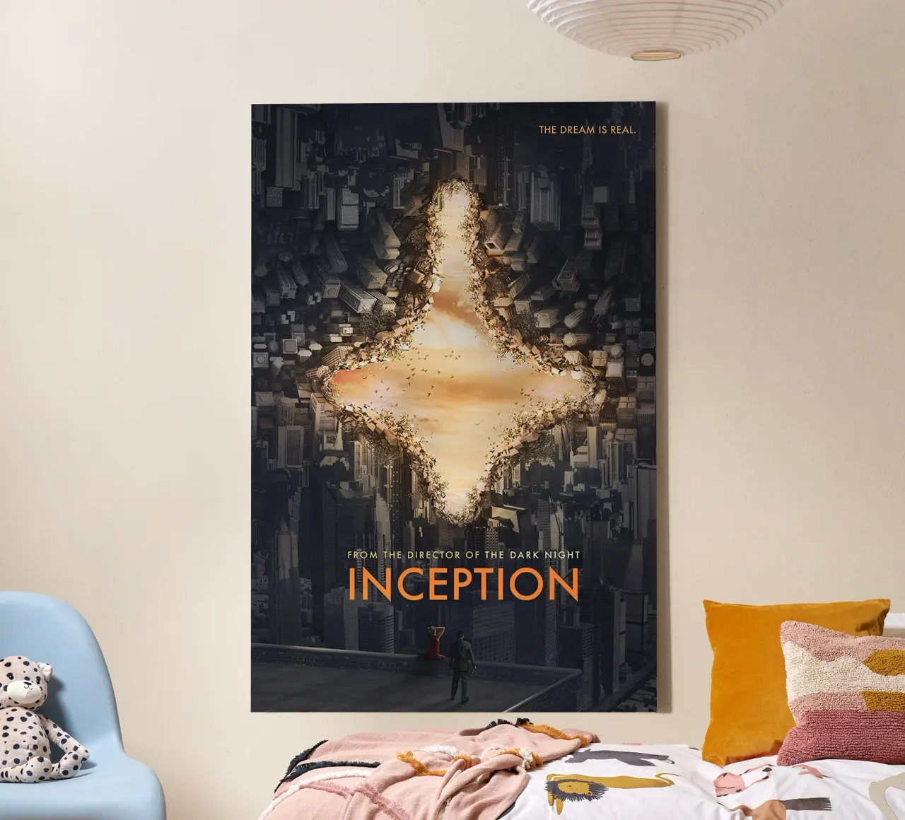 Inception De droom is echt canvas met Baklijst van Junkie Movie 2