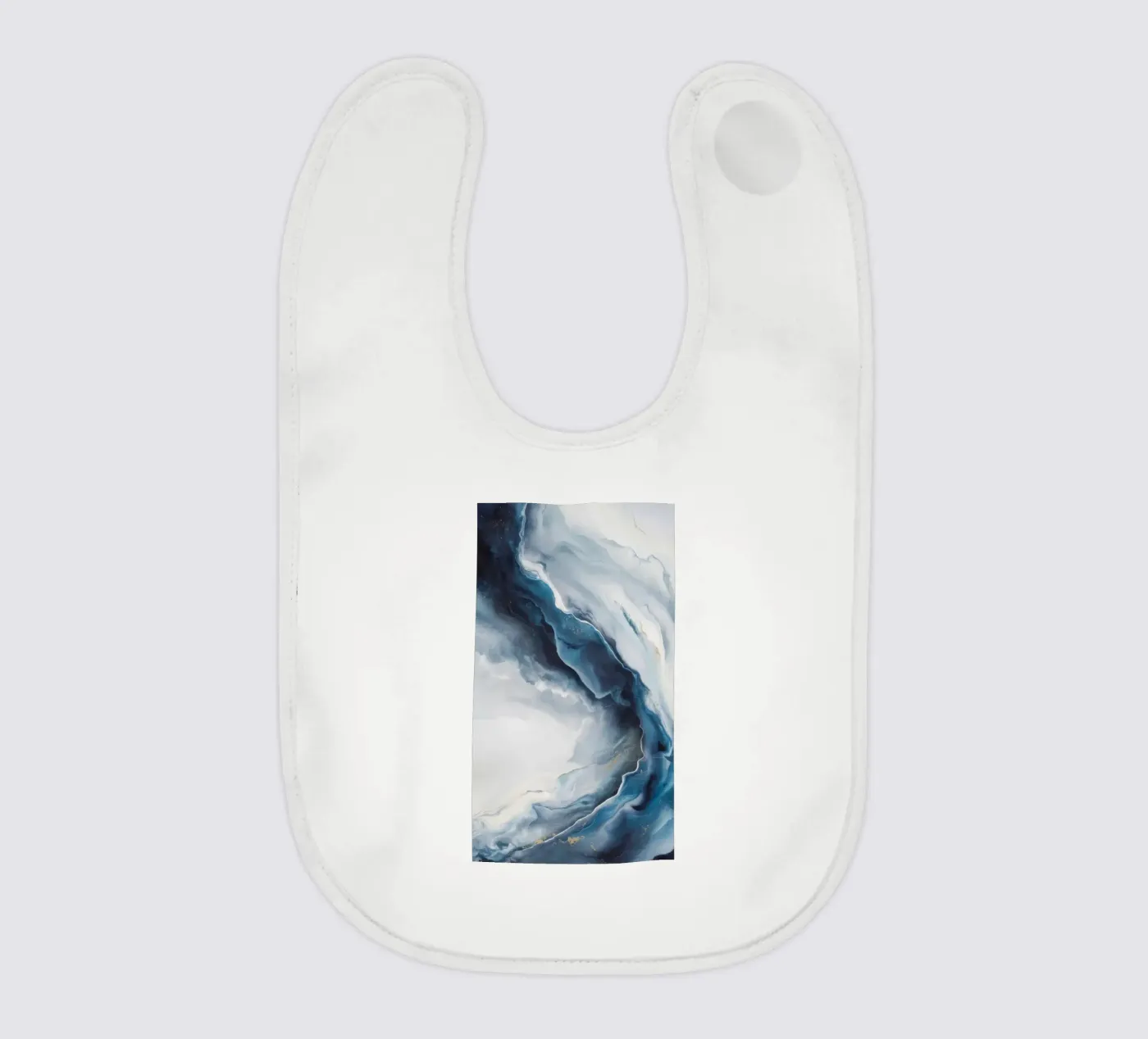 Deep Vortex Drift baby bib by Monarch Arc