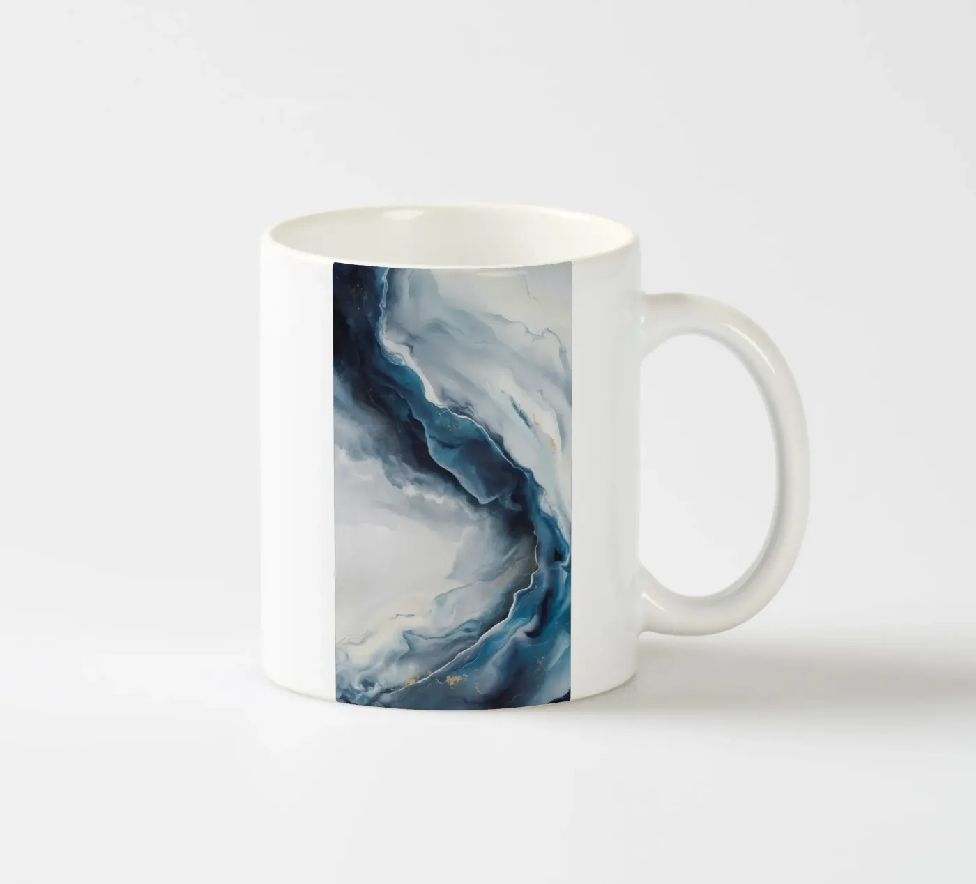 Deep Vortex Drift ceramic mug by Monarch Arc