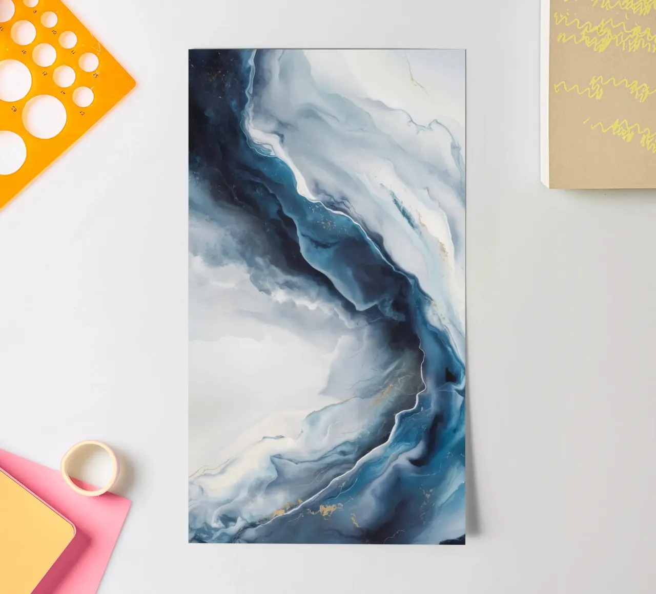 Deep Vortex Drift sticker sheet by Monarch Arc