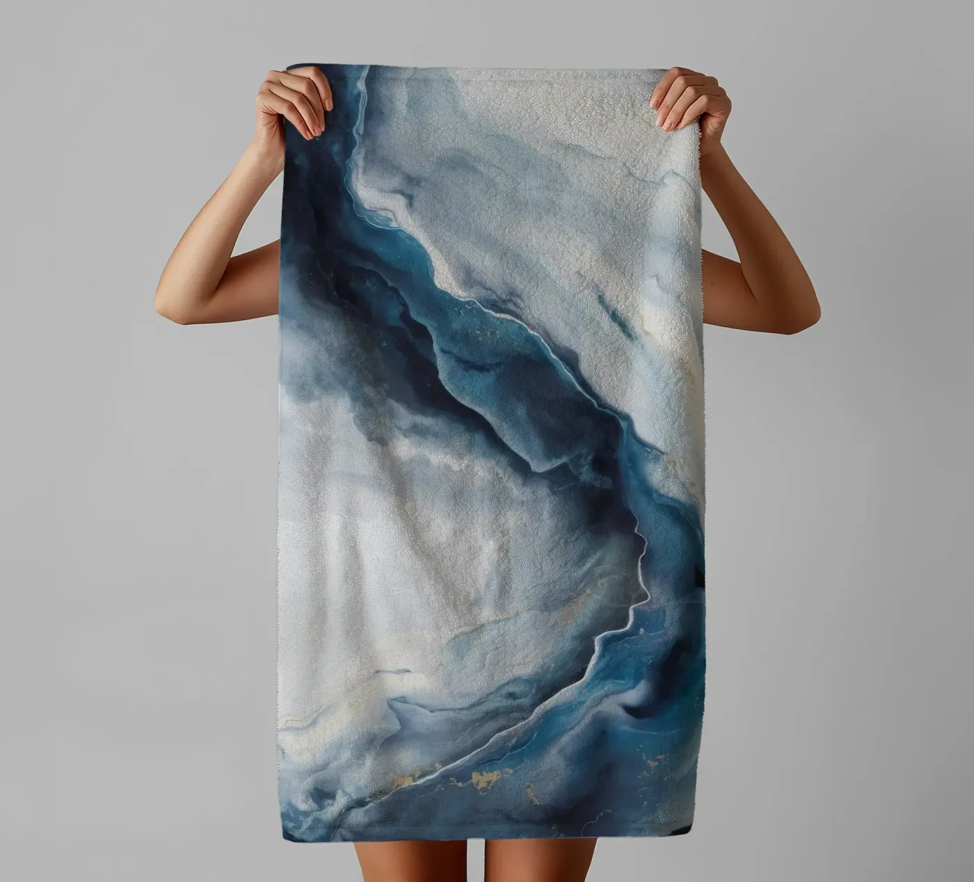 Deep Vortex Drift towel by Monarch Arc