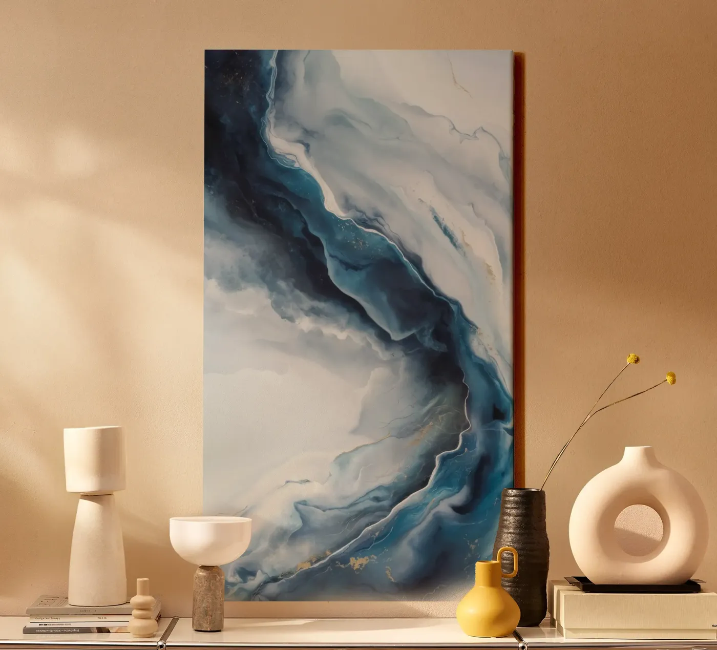 Deep Vortex Drift canvas by Monarch Arc