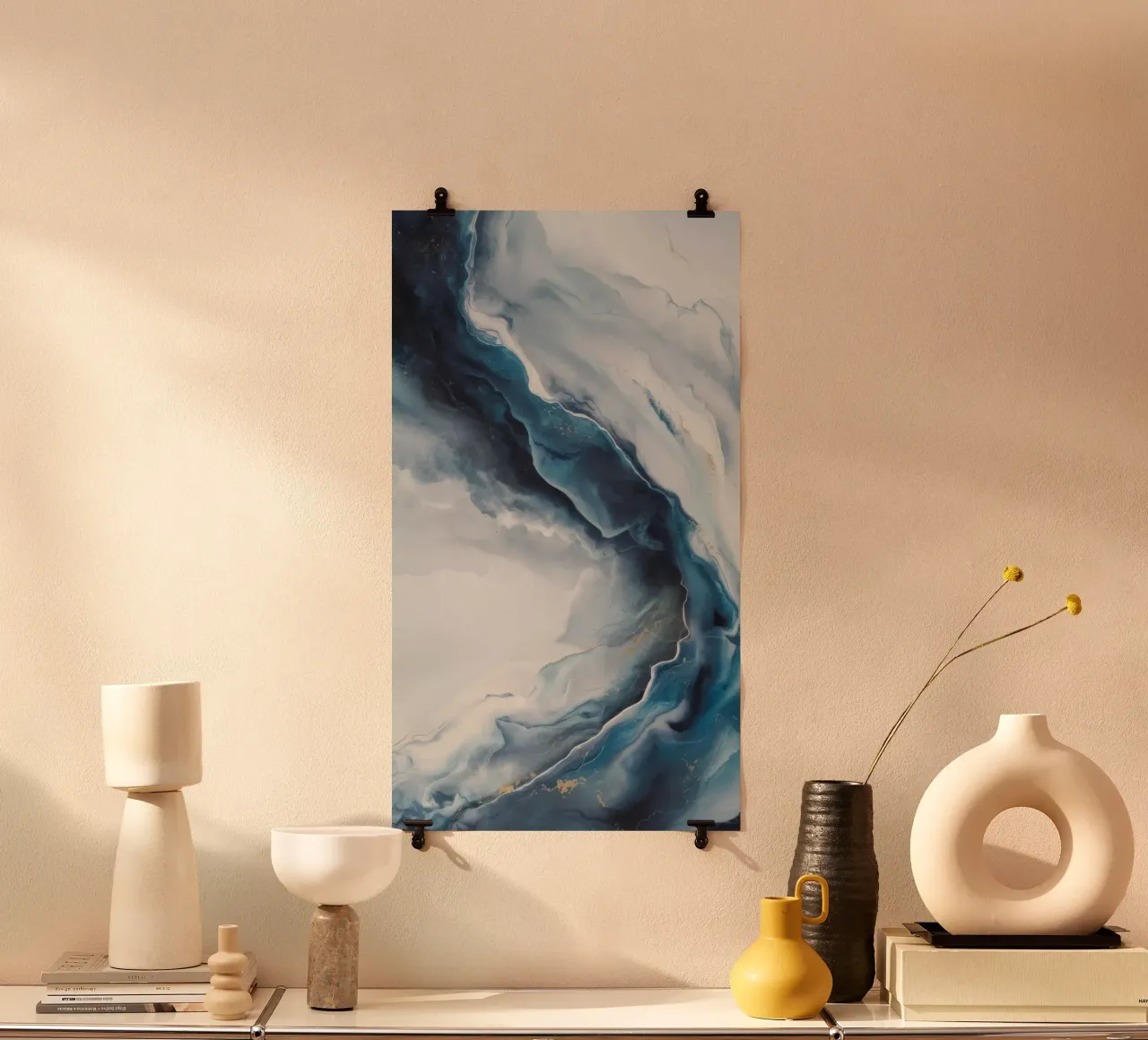 Deep Vortex Drift poster van Monarch Arc