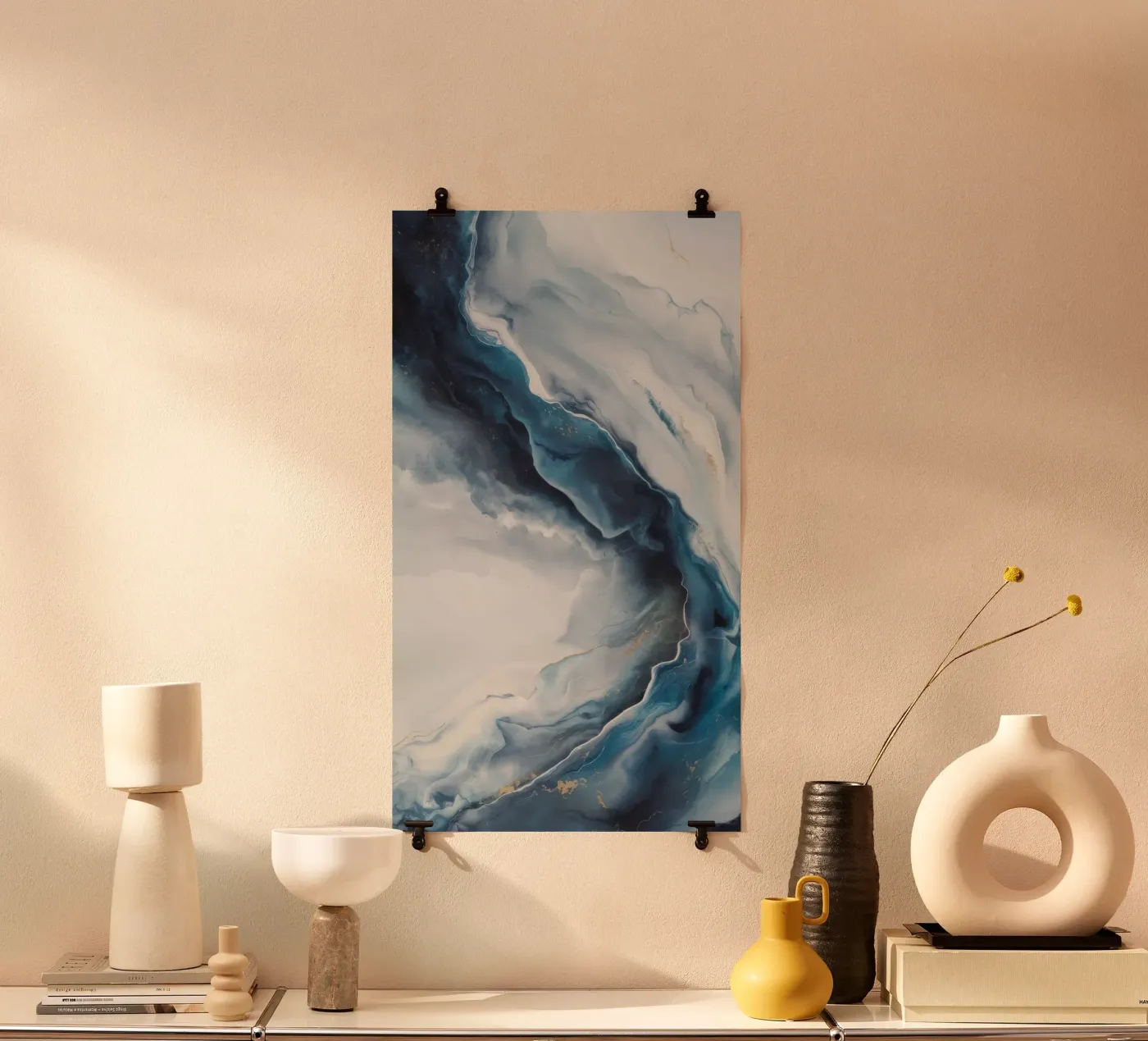 Deep Vortex Drift poster van Monarch Arc