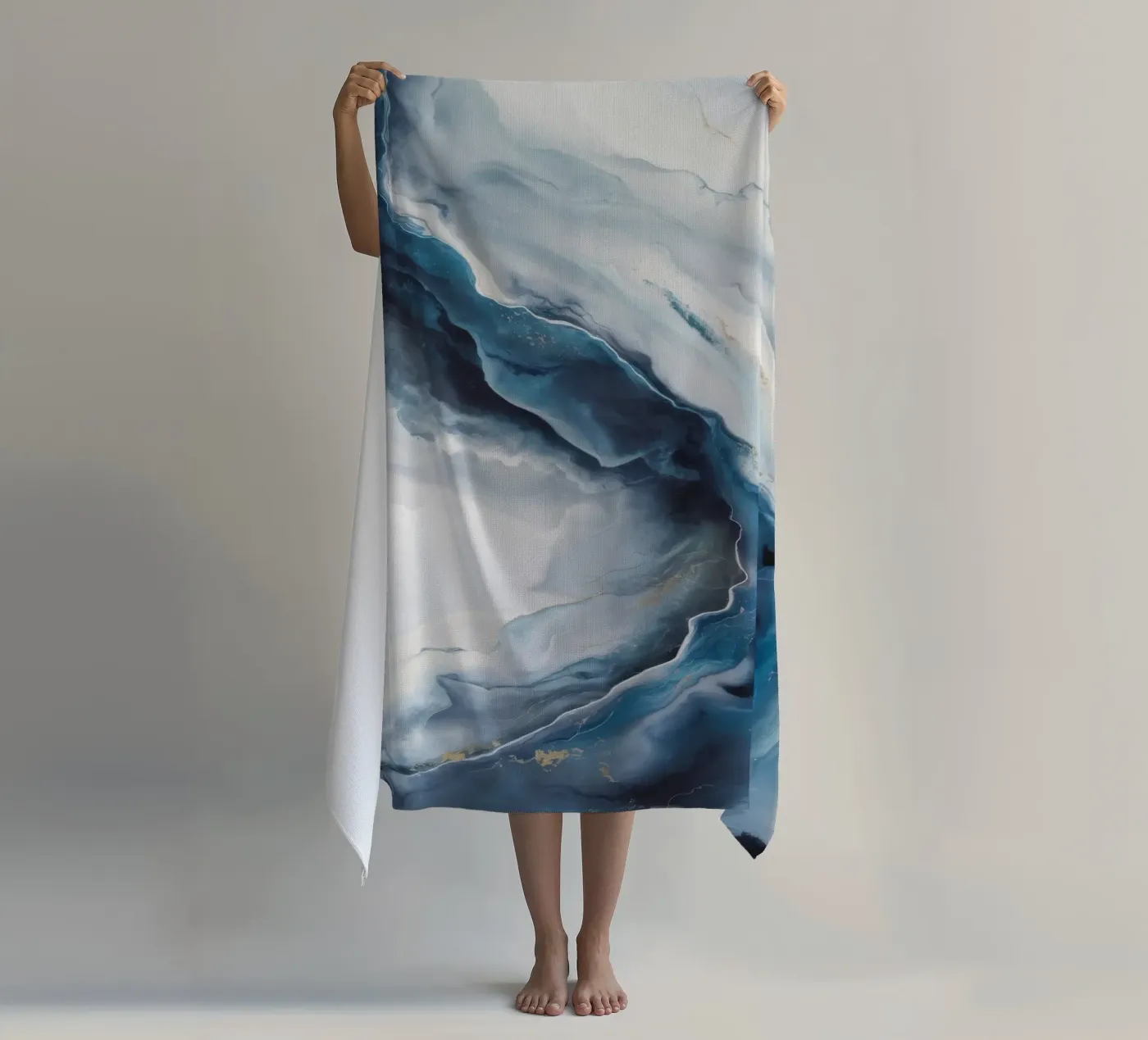 Deep Vortex Drift strandhanddoek van Monarch Arc