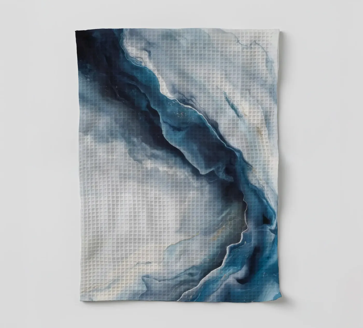 Deep Vortex Drift tea towel by Monarch Arc