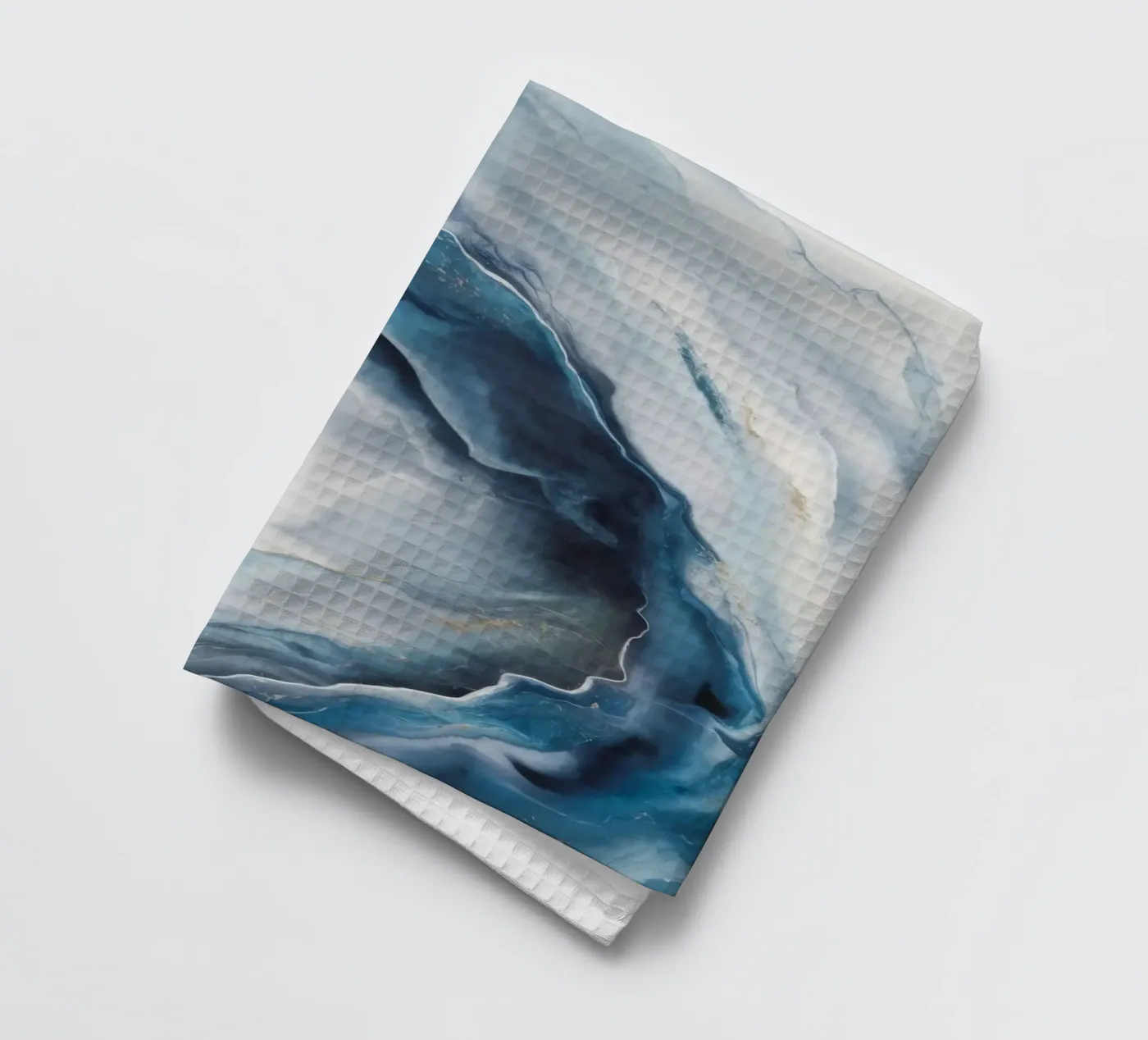 Deep Vortex Drift tea towel by Monarch Arc