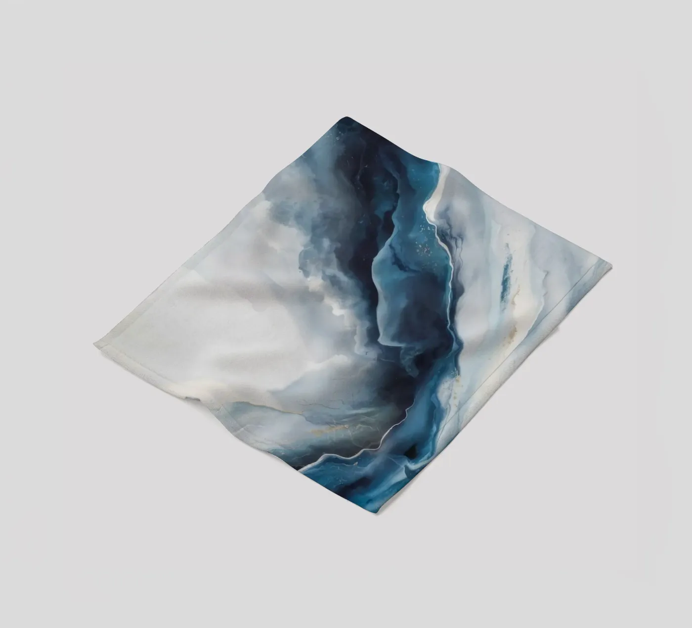 Deep Vortex Drift fleece blanket by Monarch Arc