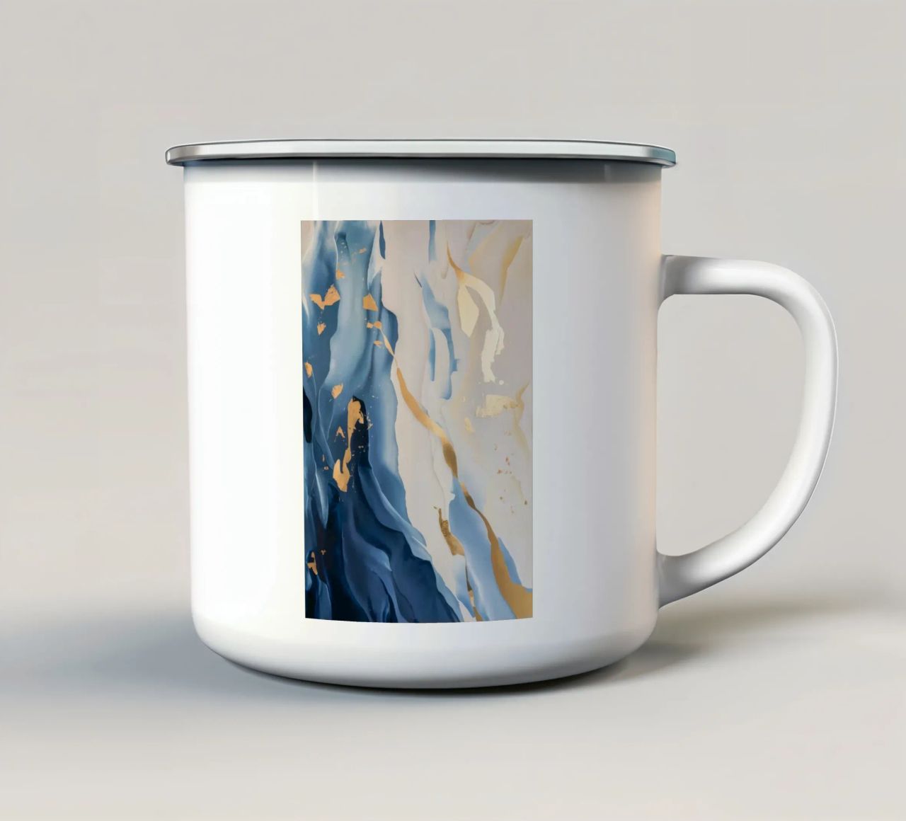 Fioritura della marea dorata tazza in smalto da Monarch Arc