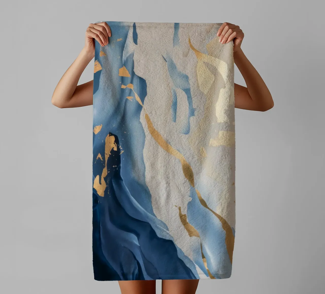 Floraison de la marée dorée serviette de bain de Monarch Arc