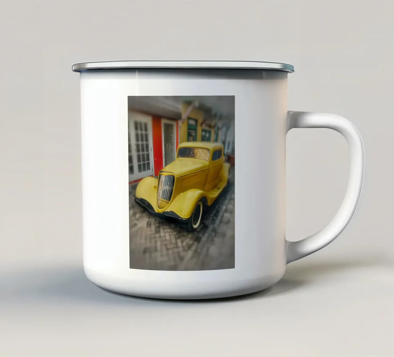 Highway Star tazza in smalto da Bitburg Studio