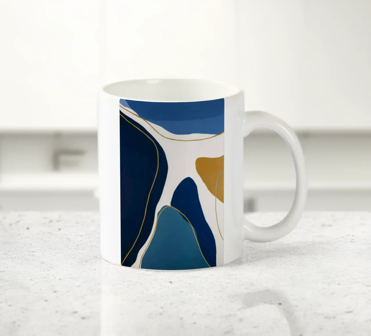 Echo Line Fold Keramik Tasse von Monarch Arc