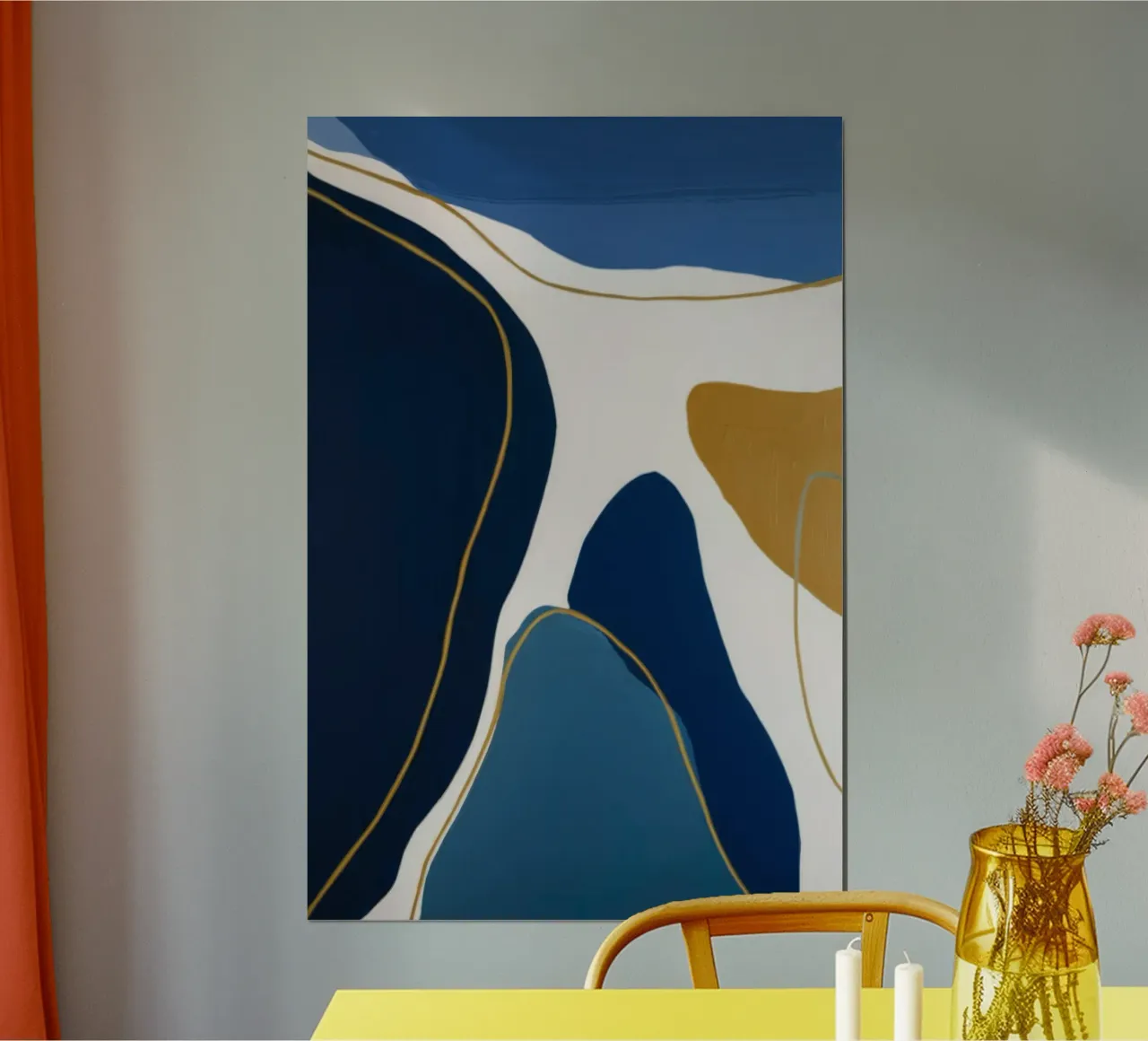 Echo Line Fold poster by Monarch Arc