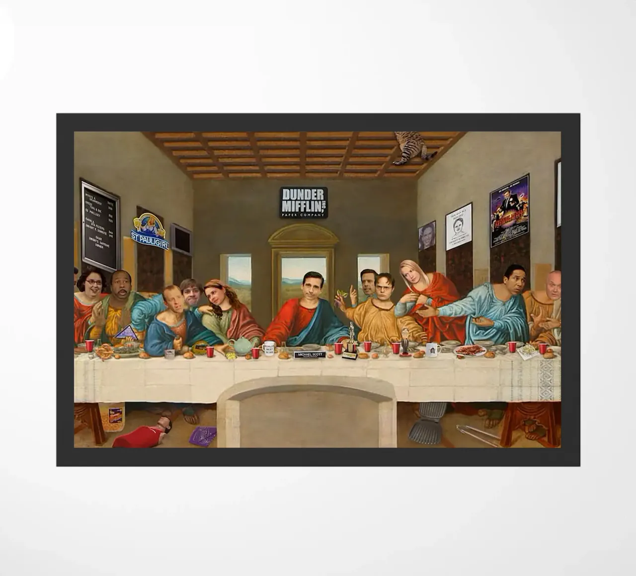 The Last Supper in the Office zerbino da Attaboy Dsgn