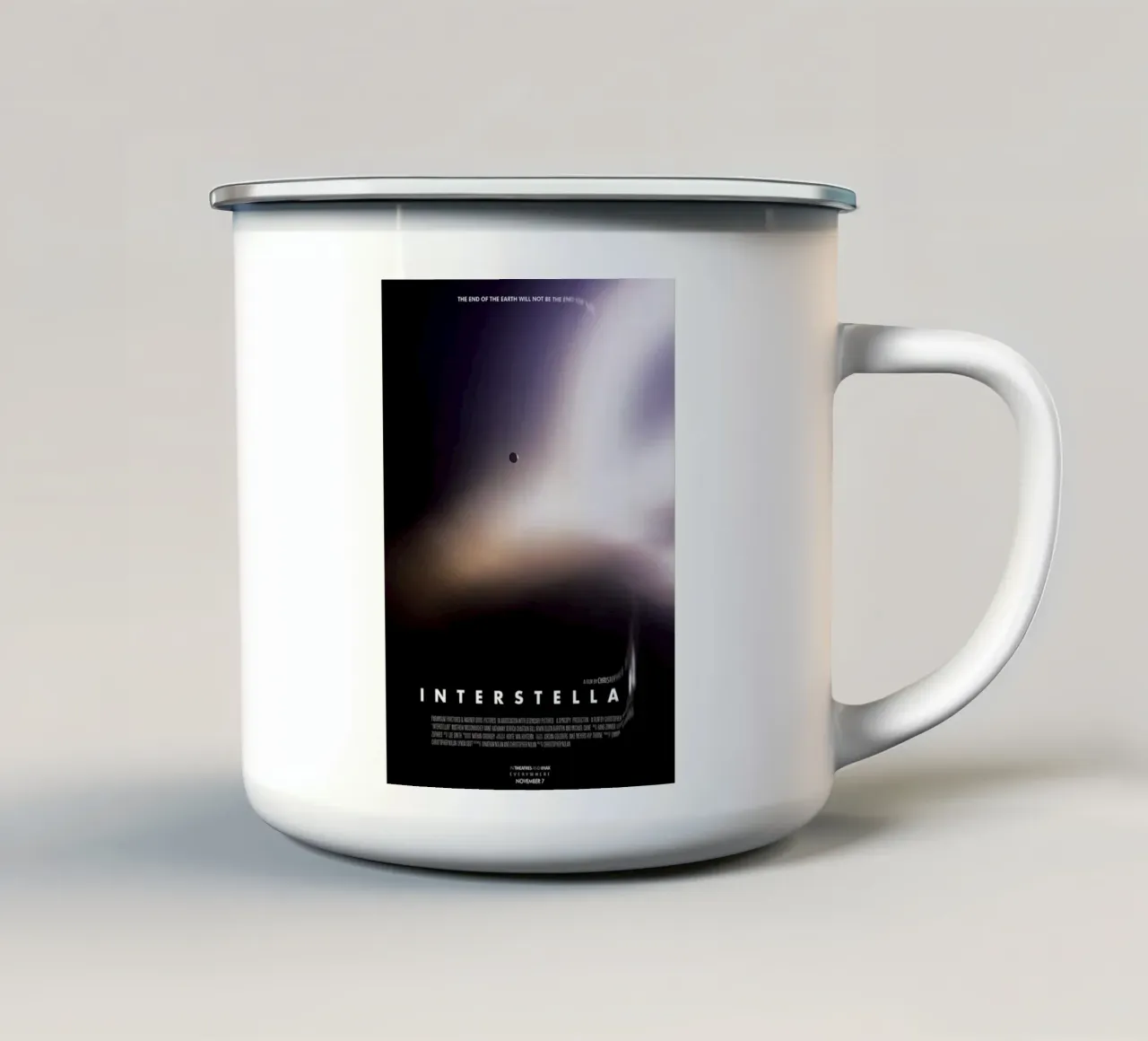 Buco nero interstellare tazza in smalto da Junkie Movie 2