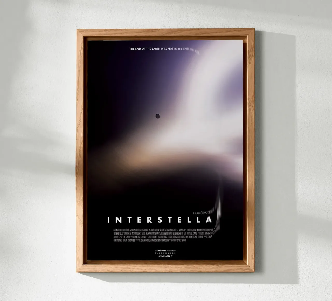 Buco nero interstellare alluminio dibond da Junkie Movie 2