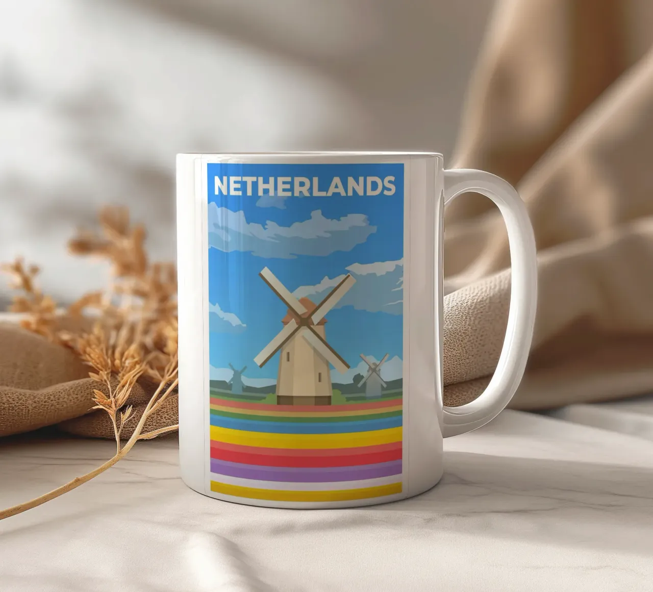 Paesi Bassi tazza in ceramica da Wanderlust Vibes