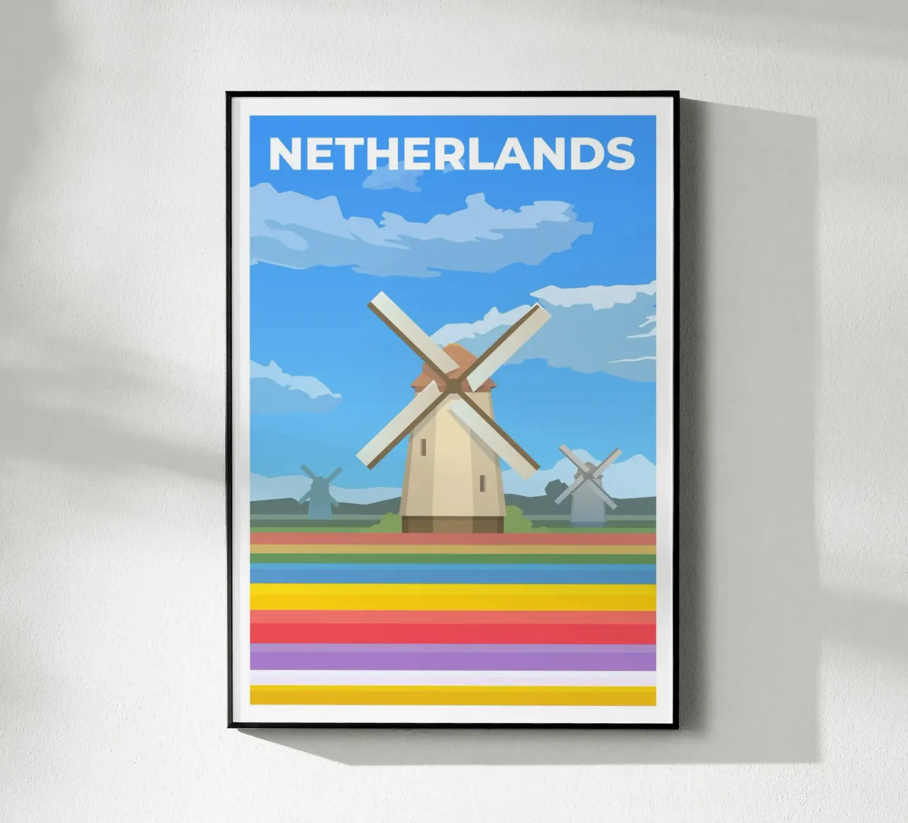 Países Bajos metacrilato de Wanderlust Vibes