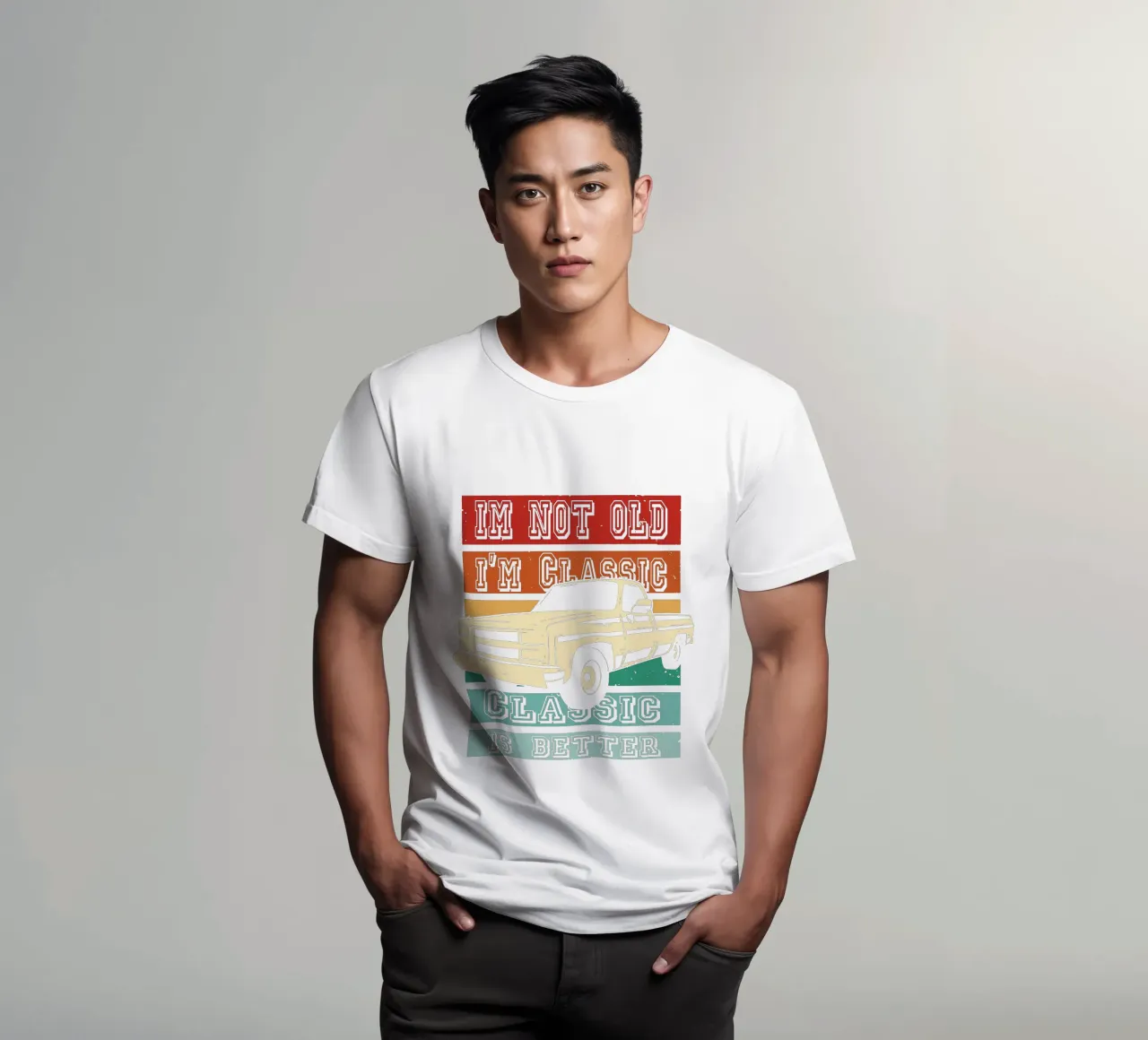 non sono vecchio - sono un classico t-shirt da Gunawan Rb