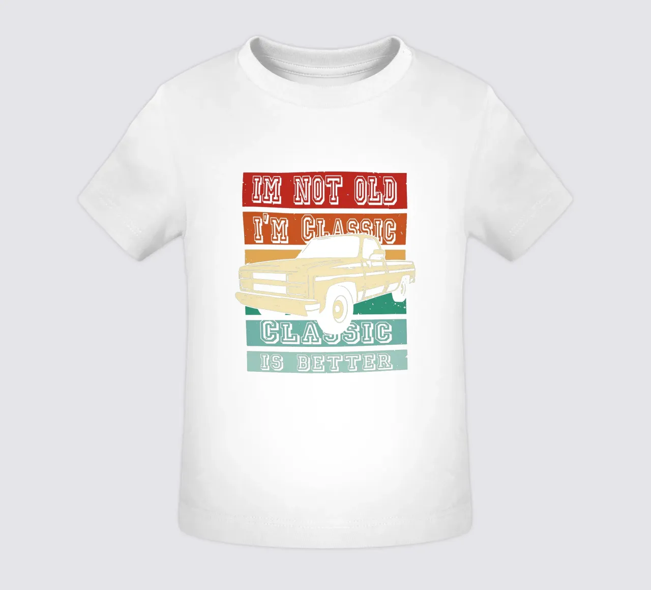 i'm not old - i'm Classic baby t-shirt by Gunawan Rb