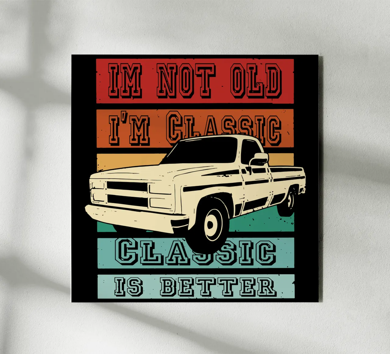 non sono vecchio - sono un classico alluminio dibond da Gunawan Rb